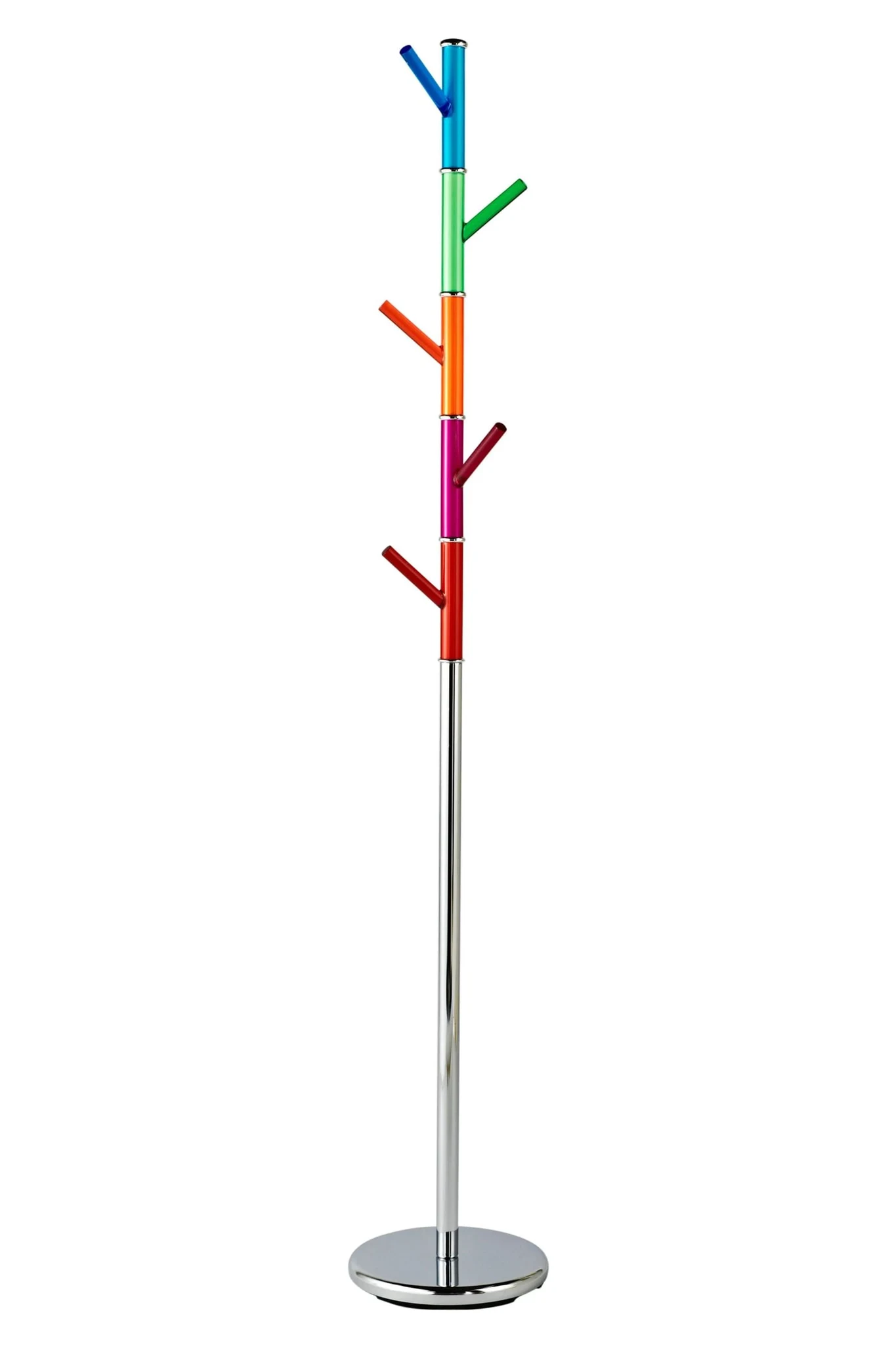 Joan Multicoloured Acrylic Pegs Coat Stand - Bookcases & shelving, photo 2 of 2