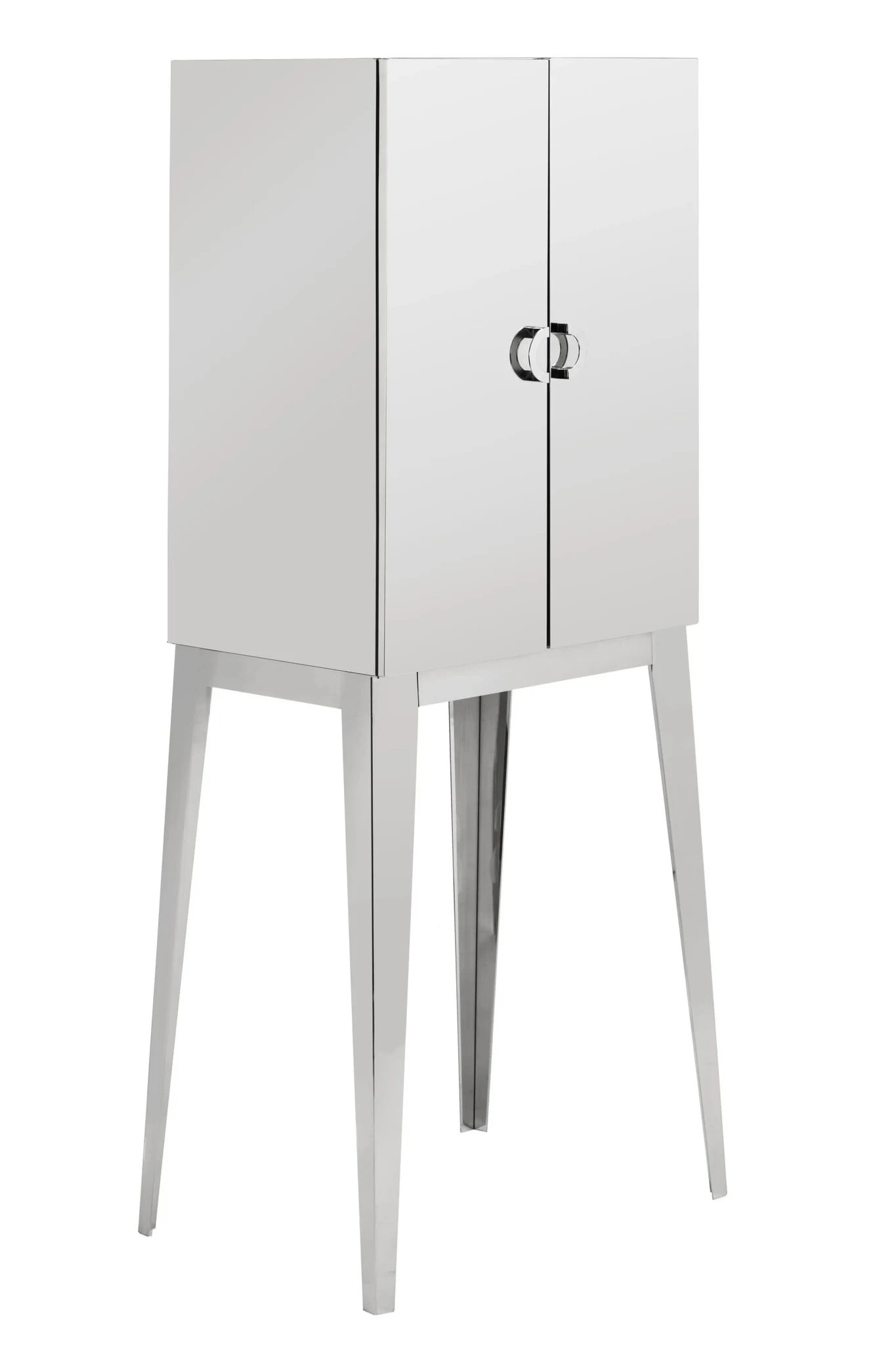 Lure Stainless Steel 2 Door Cabinet - Bookcases & shelving, photo 2 of 2