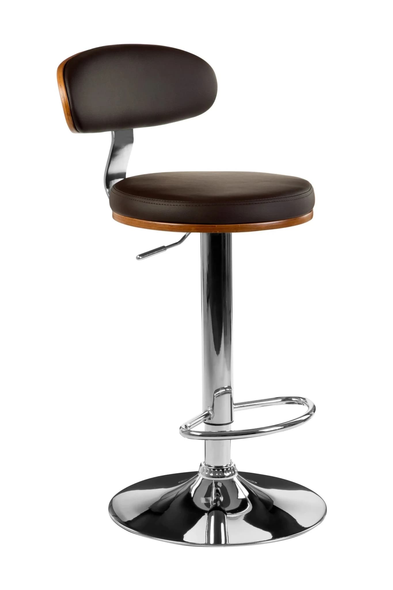 Parkar Bentwood Brown Bar Chair With Oval Back - Seating, photo 2 of 2