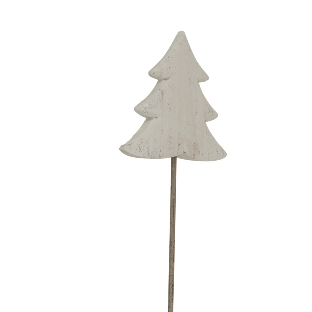 Large Whitewashed Rustic Tree On Stand - Lanterns, photo 3 of 6