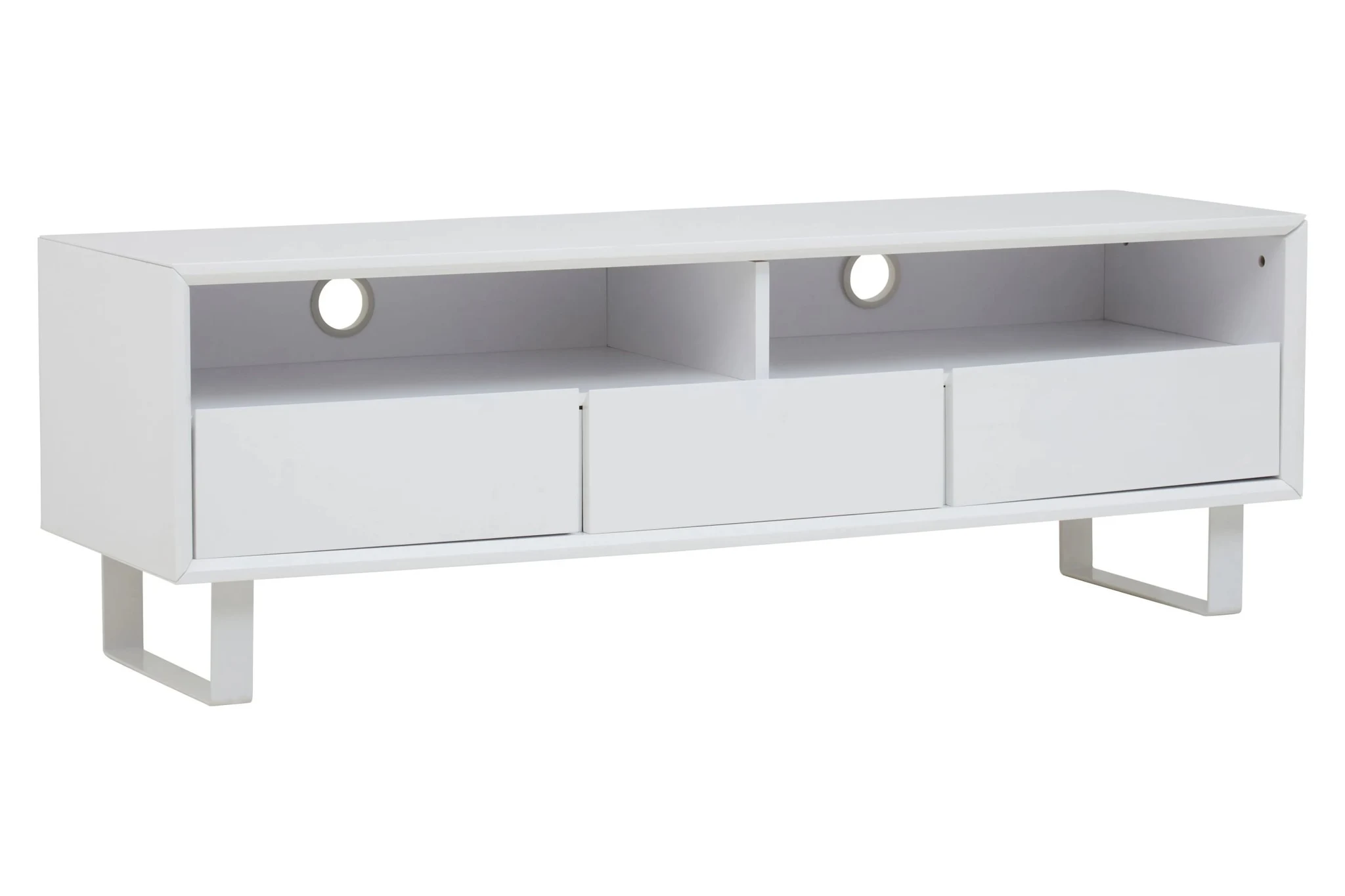 Moritz White High Gloss Media Cabinet - Bookcases & shelving, photo 6 of 8