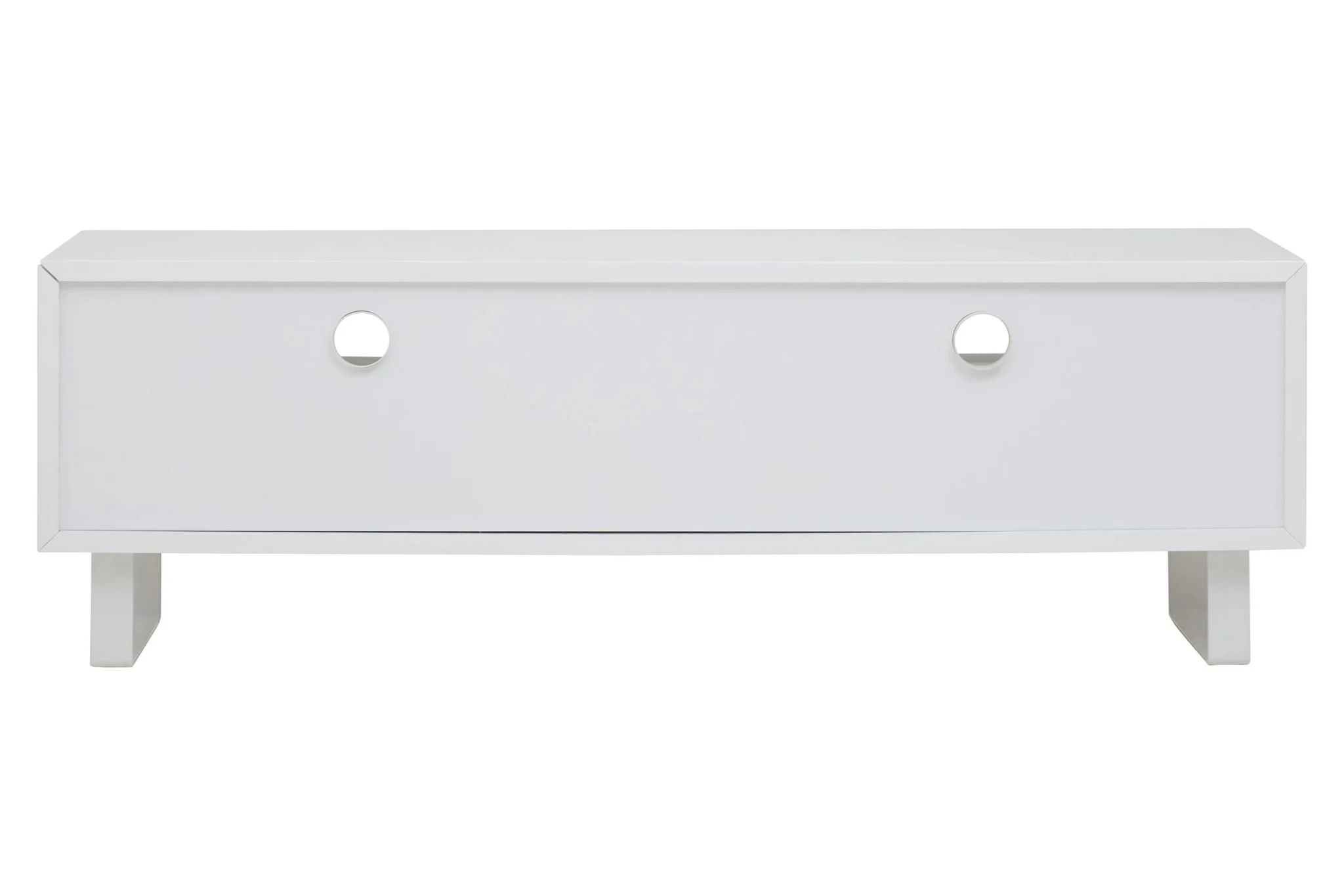 Moritz White High Gloss Media Cabinet - Bookcases & shelving, photo 3 of 8