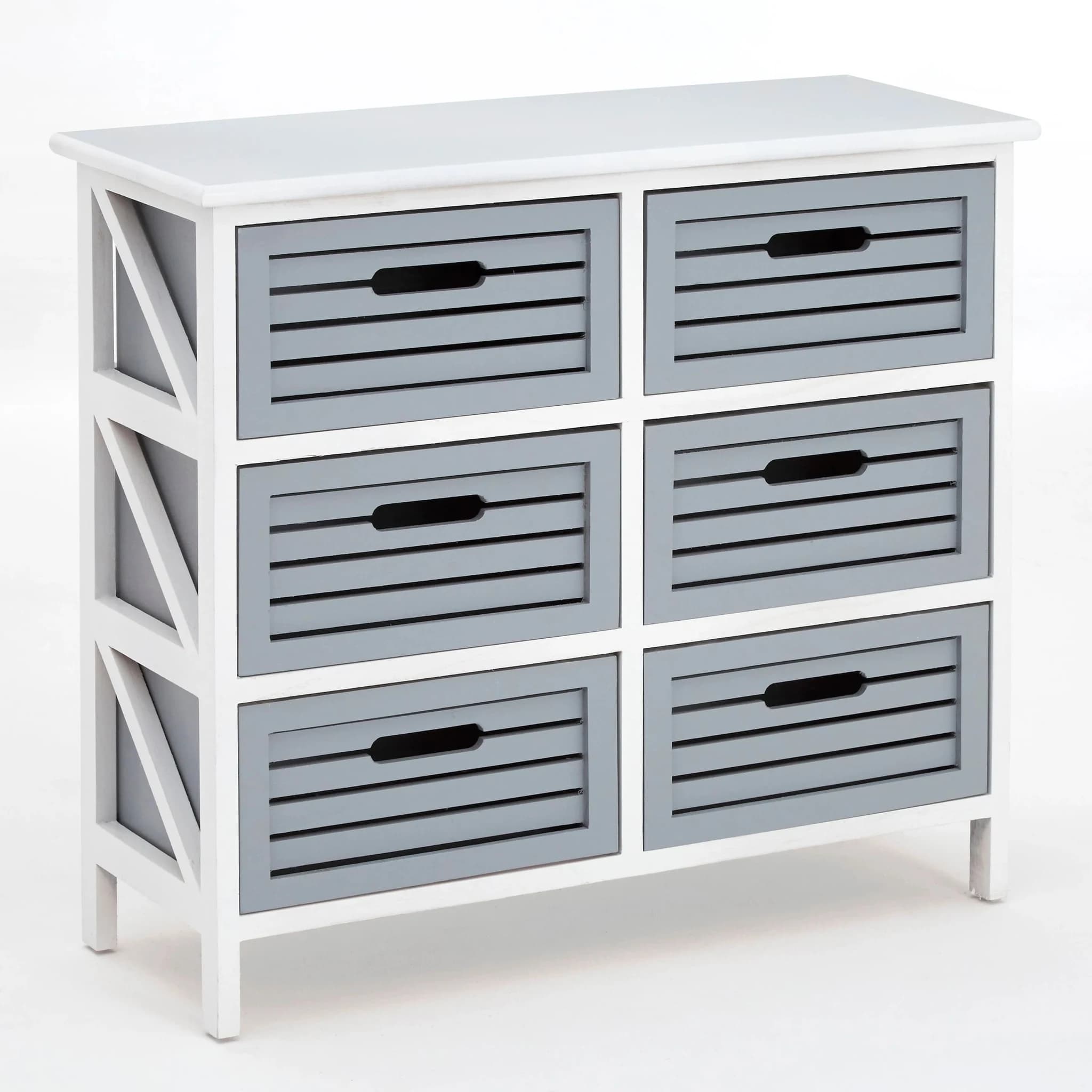 Vermont 6 Grey Drawers Unit - Bookcases & shelving, photo 3 of 7