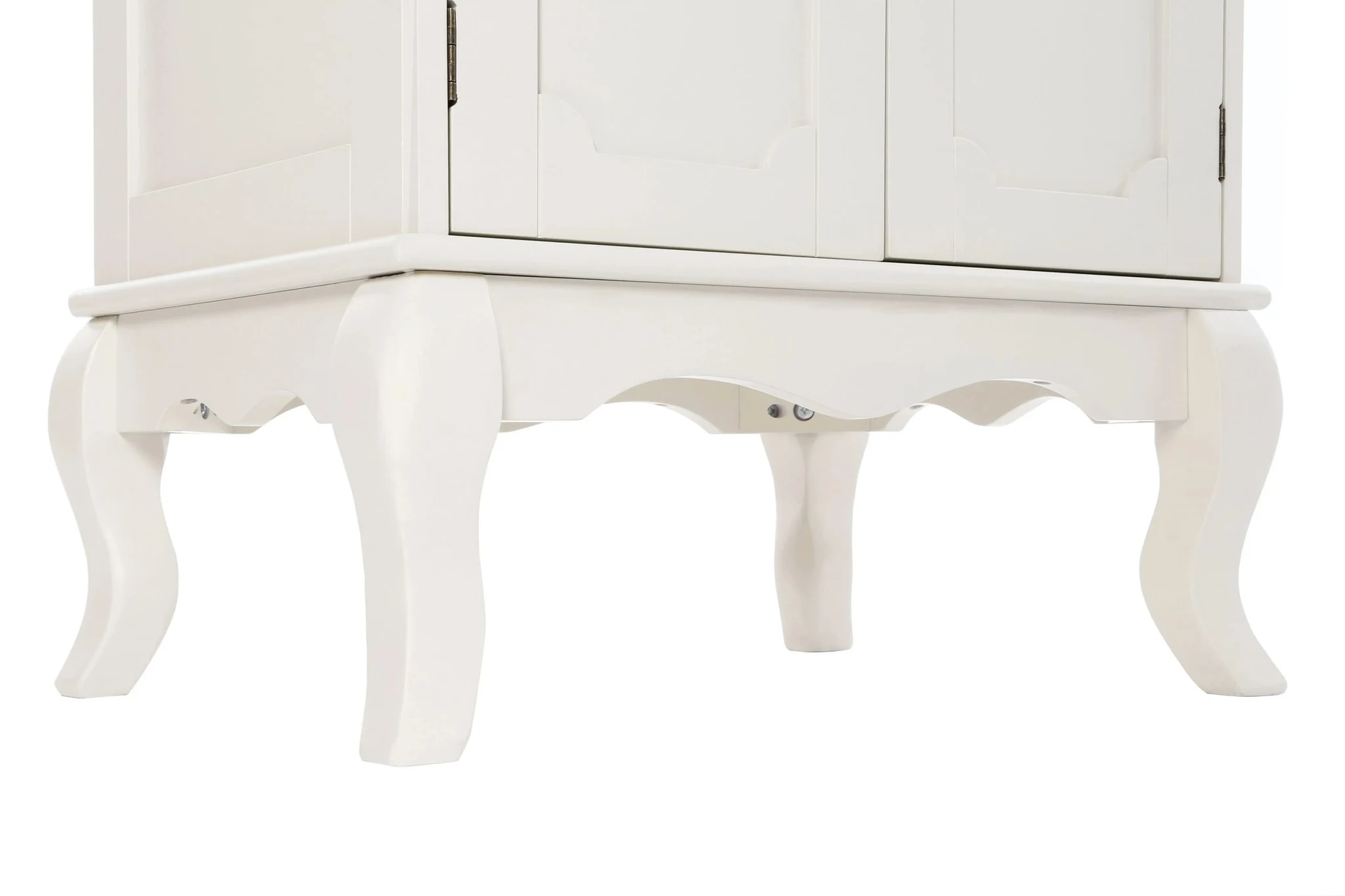 Marcella Double Door Ivory Finish Cabinet - Bookcases & shelving, photo 3 of 4