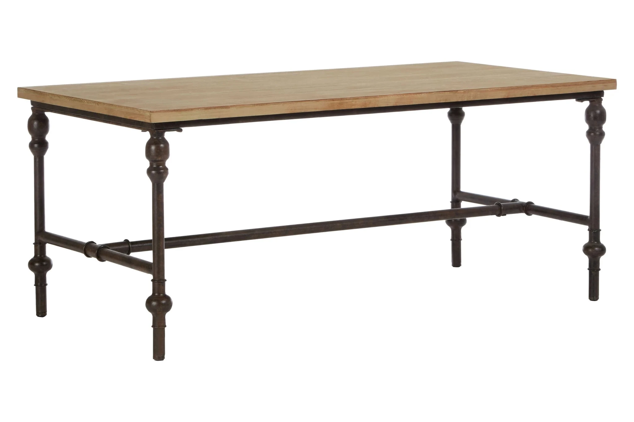 Tribeca Washed Finish Wooden Coffee Table - Tables, photo 4 of 6