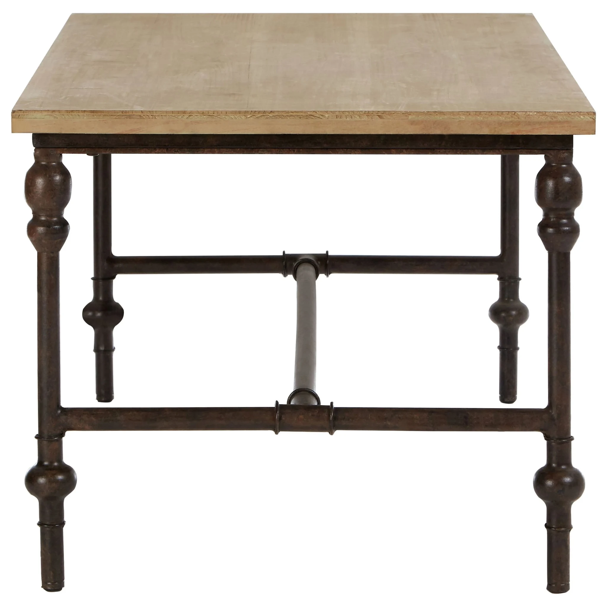 Tribeca Washed Finish Wooden Coffee Table - Tables, photo 2 of 6