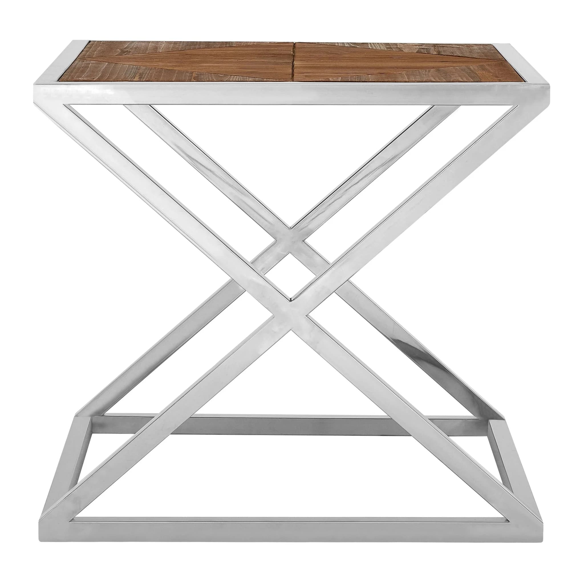 Hudson Wood Veneer Square Side Table - Tables, photo 2 of 2