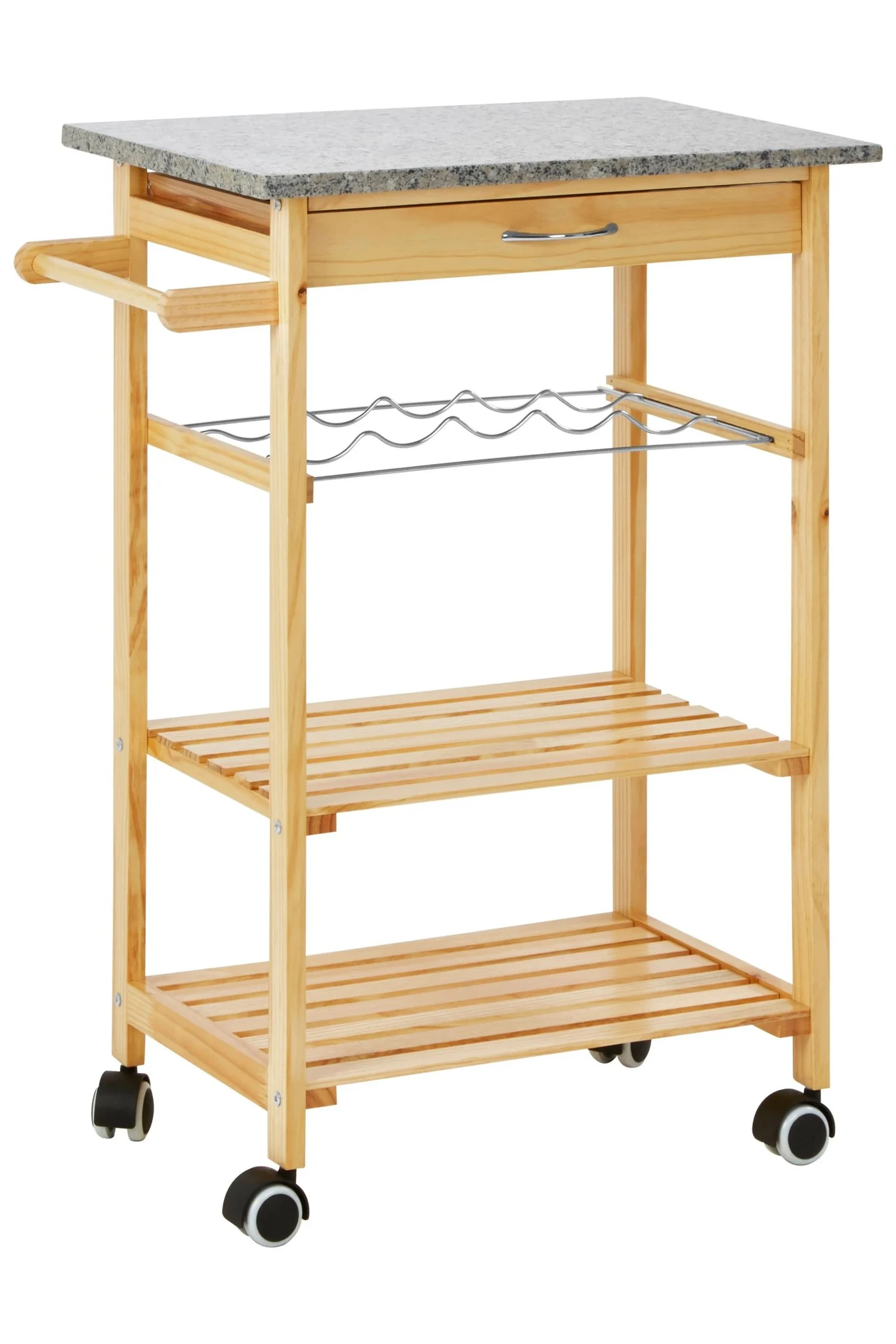Harlow Glenn Pinewood Large Kitchen Trolley - Furniture, photo 4 of 8