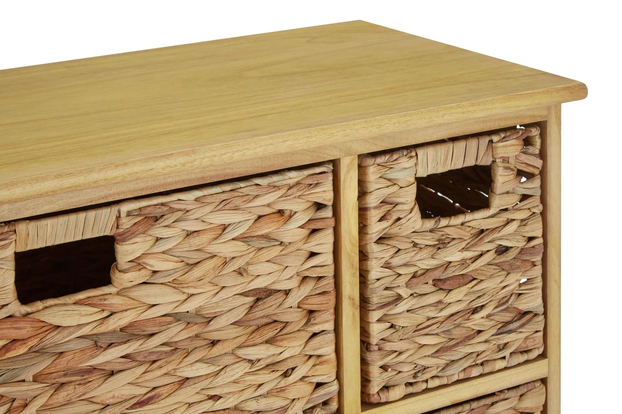 Padstow Storage Unit with 6 Water Hyacinth Drawers - Bookcases & shelving, photo 6 of 6