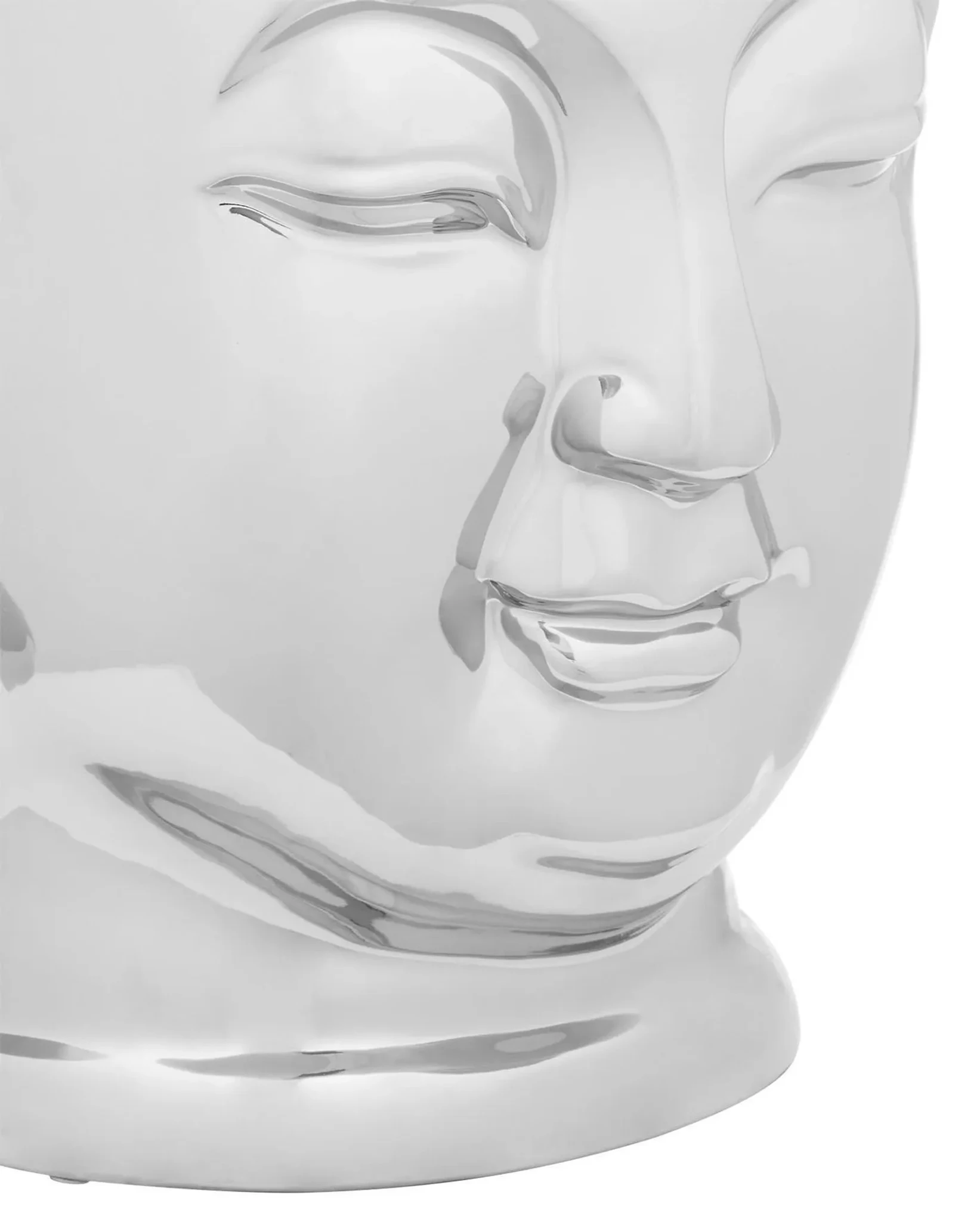 Torcello Complements Silver Buddha Ceramic Side Table - Tables, photo 3 of 5