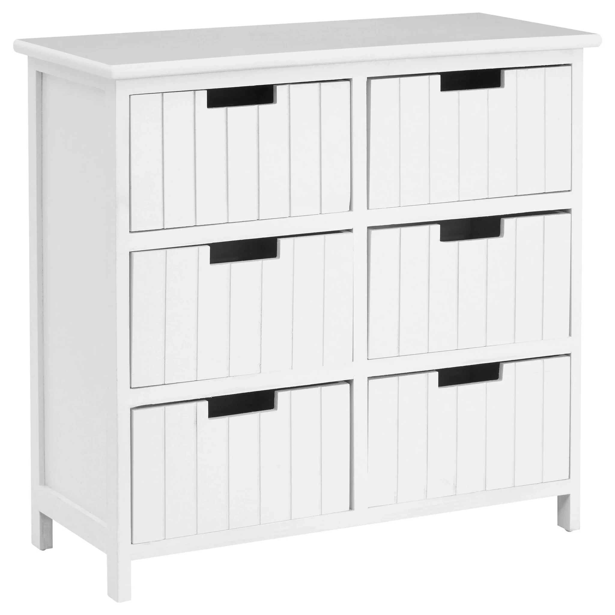 New England White Mdf 6 Drawers Chest - Bookcases & shelving, photo 3 of 7