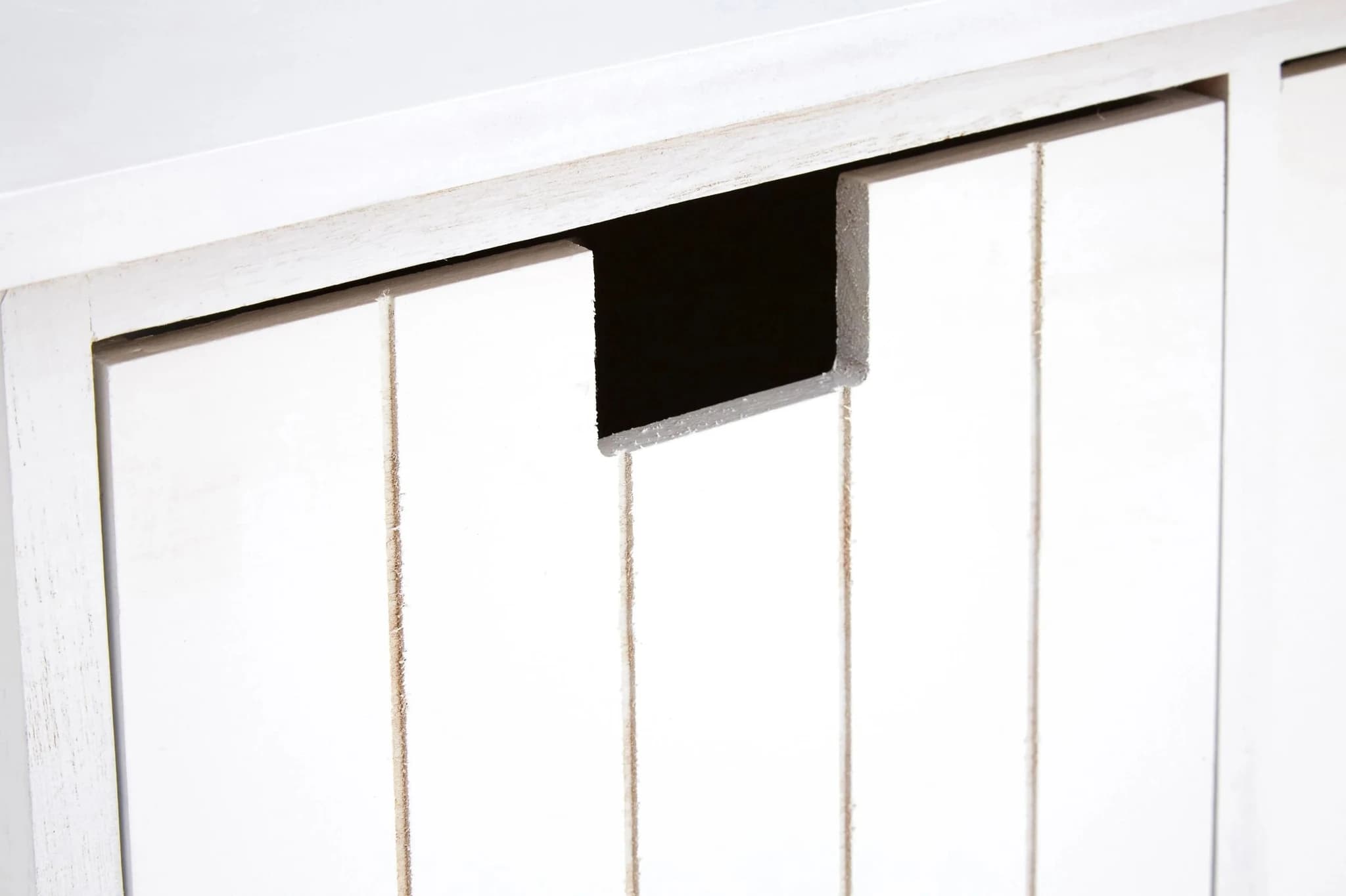 New England White Storage Bench with 4 Drawers - Seating, photo 6 of 7