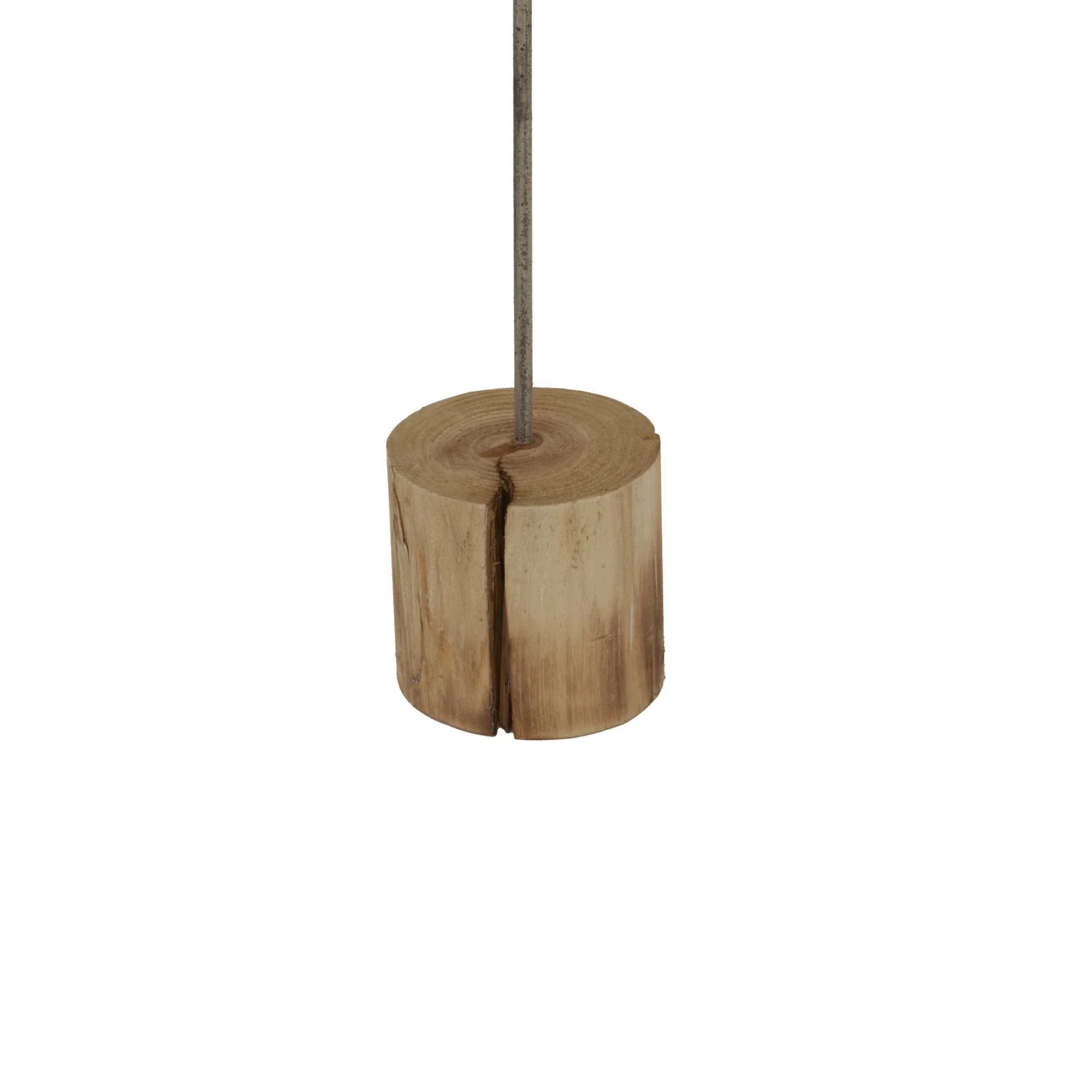Natural Rustic Star On Wood Stand With Glass Votive - Candles, photo 4 of 5
