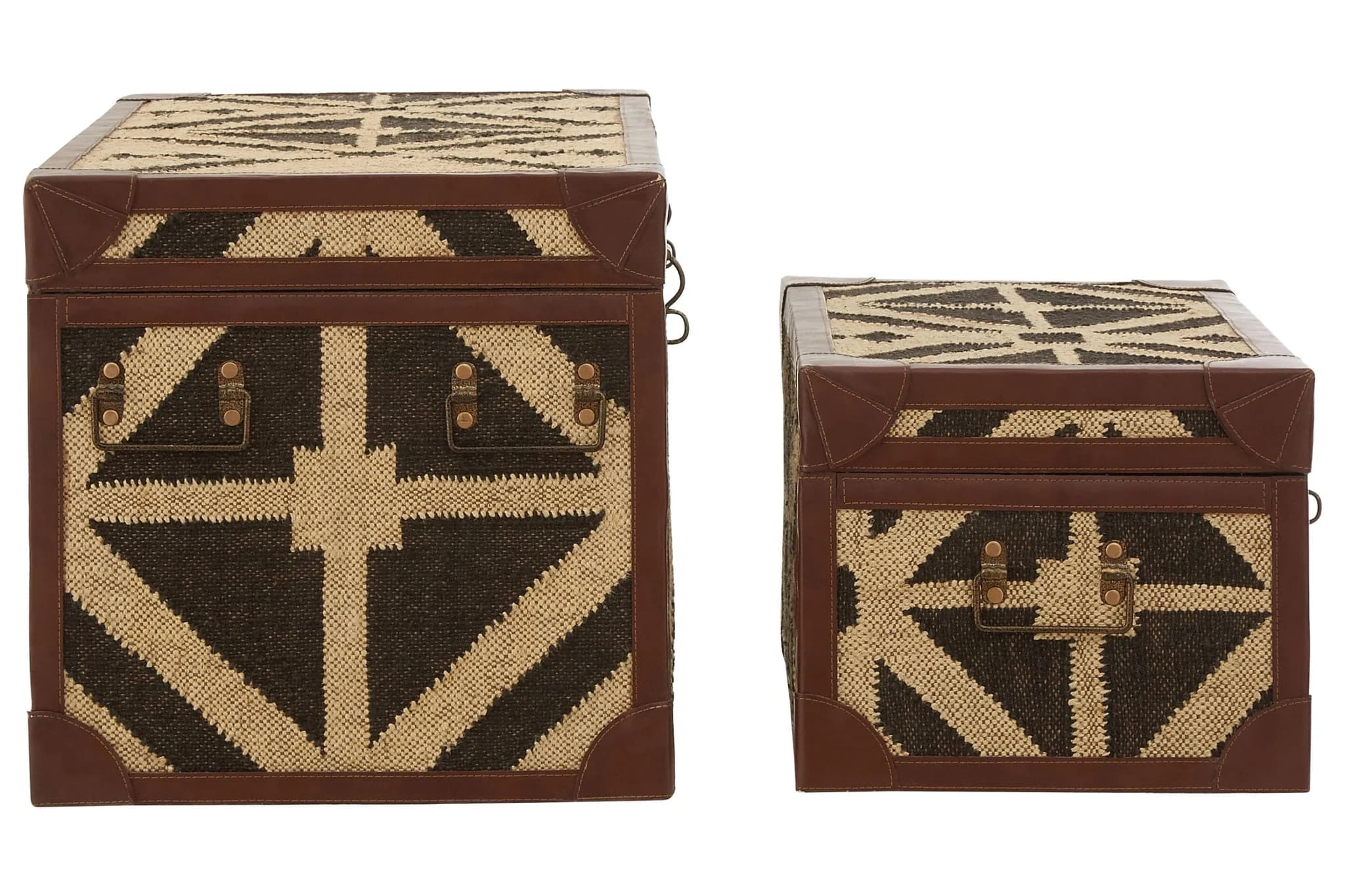 Aztec Storage Trunks - Set of 2 - Bookcases & shelving, photo 3 of 8
