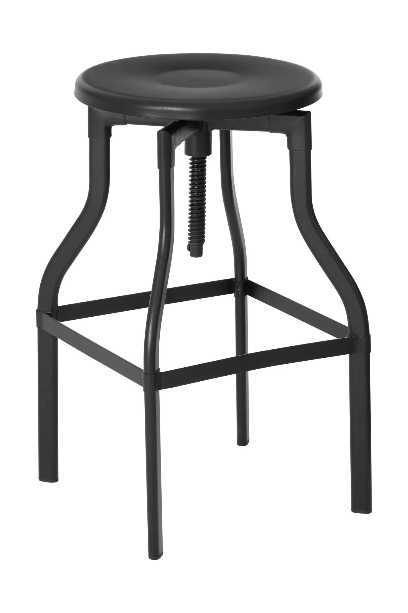 New Foundry Black Metal Bar Stool - Seating, photo 2 of 5
