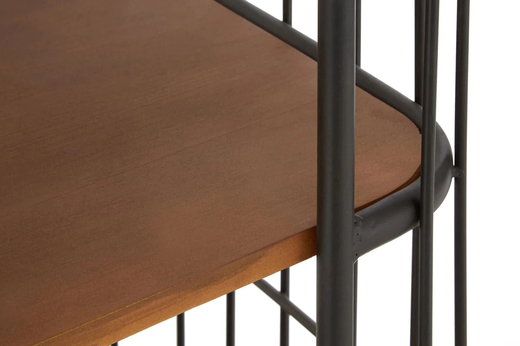 New Foundry Wood and Metal 6 Tier Shelf Unit - Bookcases & shelving, photo 4 of 4