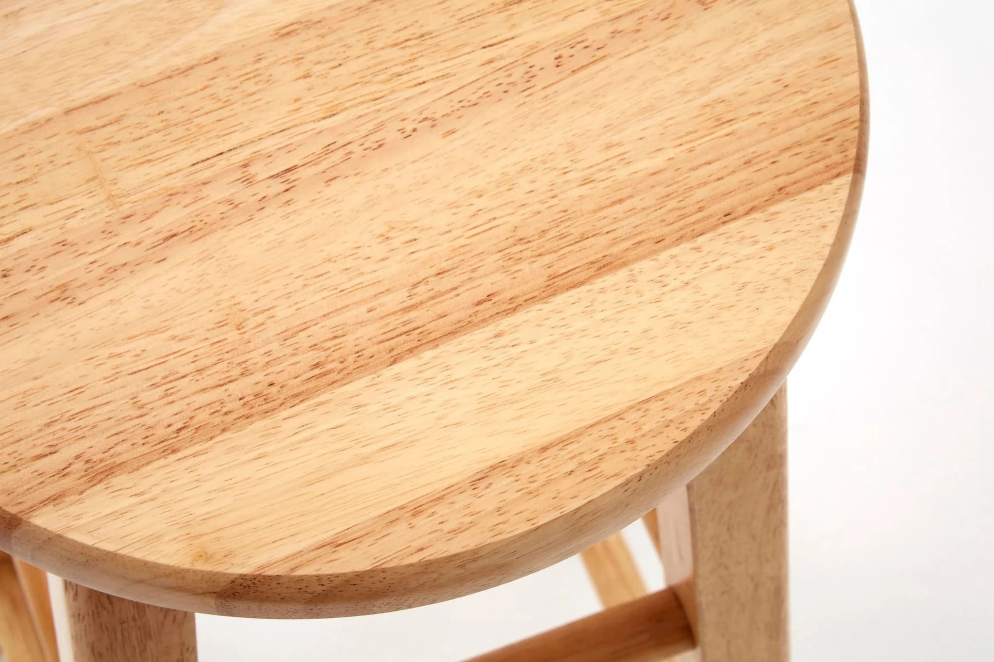 Selby Natural Tropical Hevea Wood Bar Stool - Seating, photo 3 of 5