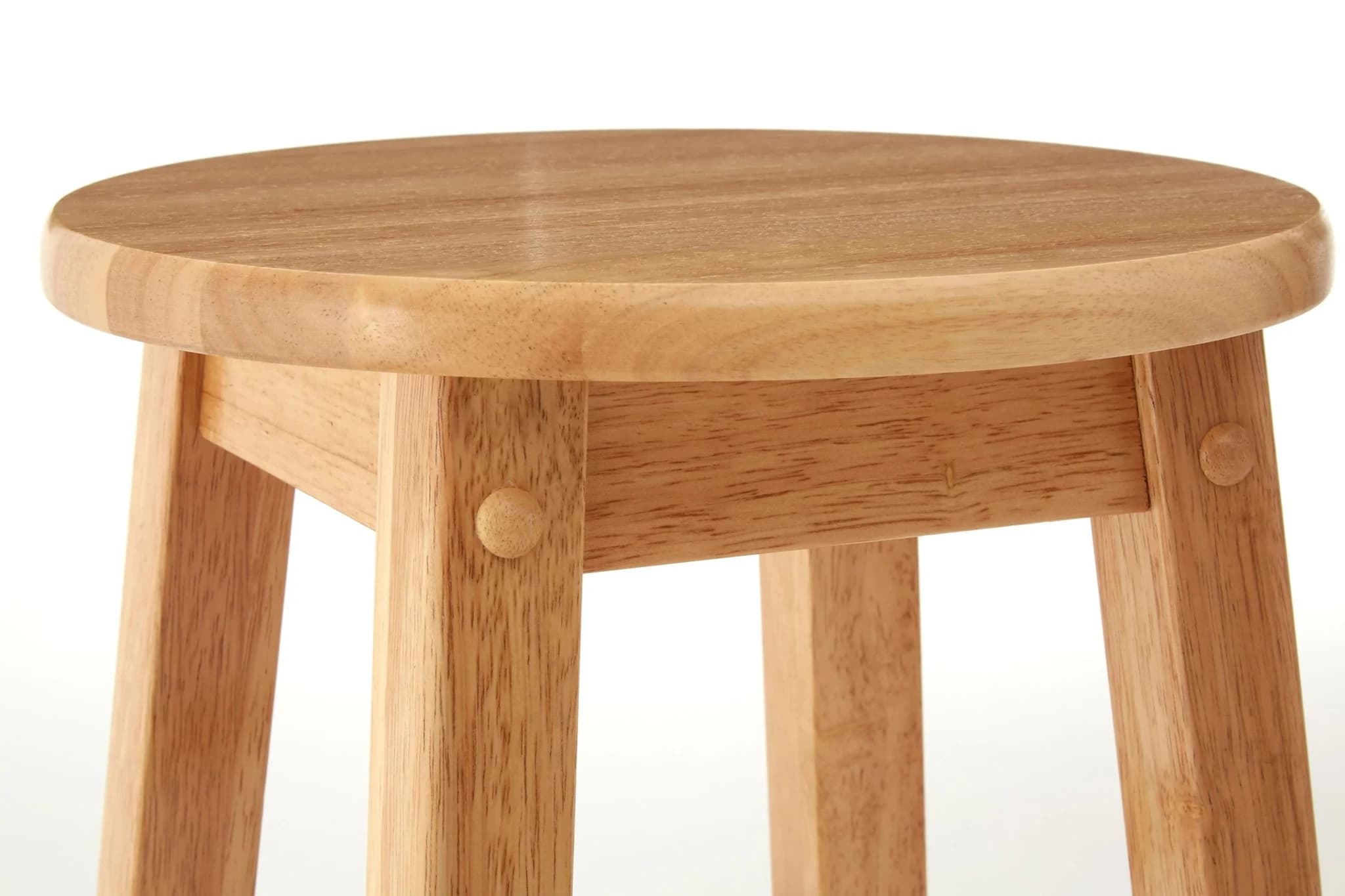 Selby Natural Tropical Hevea Wood Tall Bar Stool - Seating, photo 6 of 6