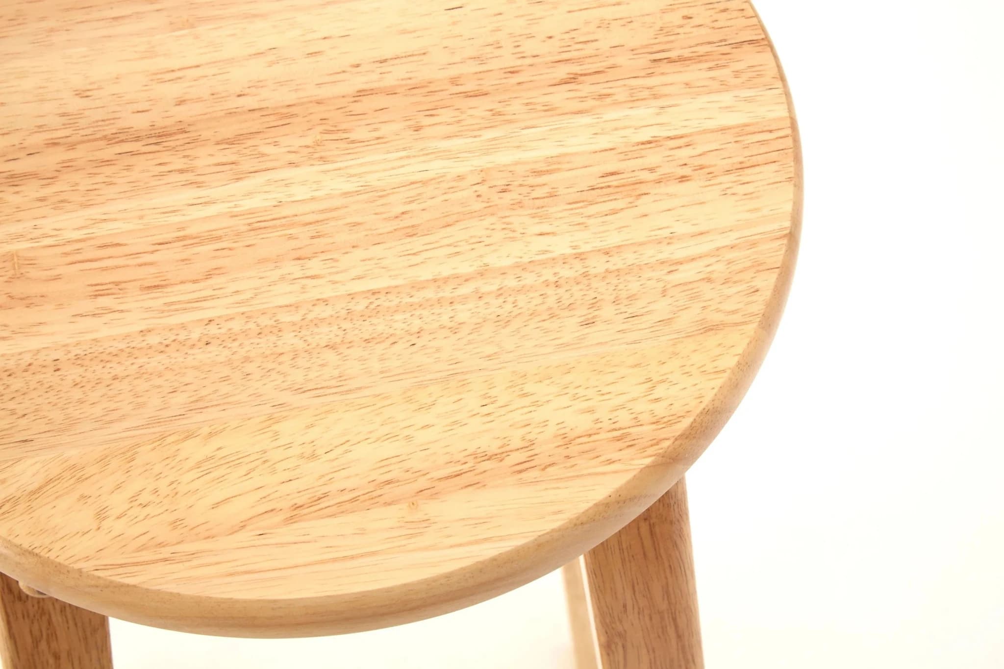 Selby Natural Tropical Hevea Wood Tall Bar Stool - Seating, photo 3 of 6