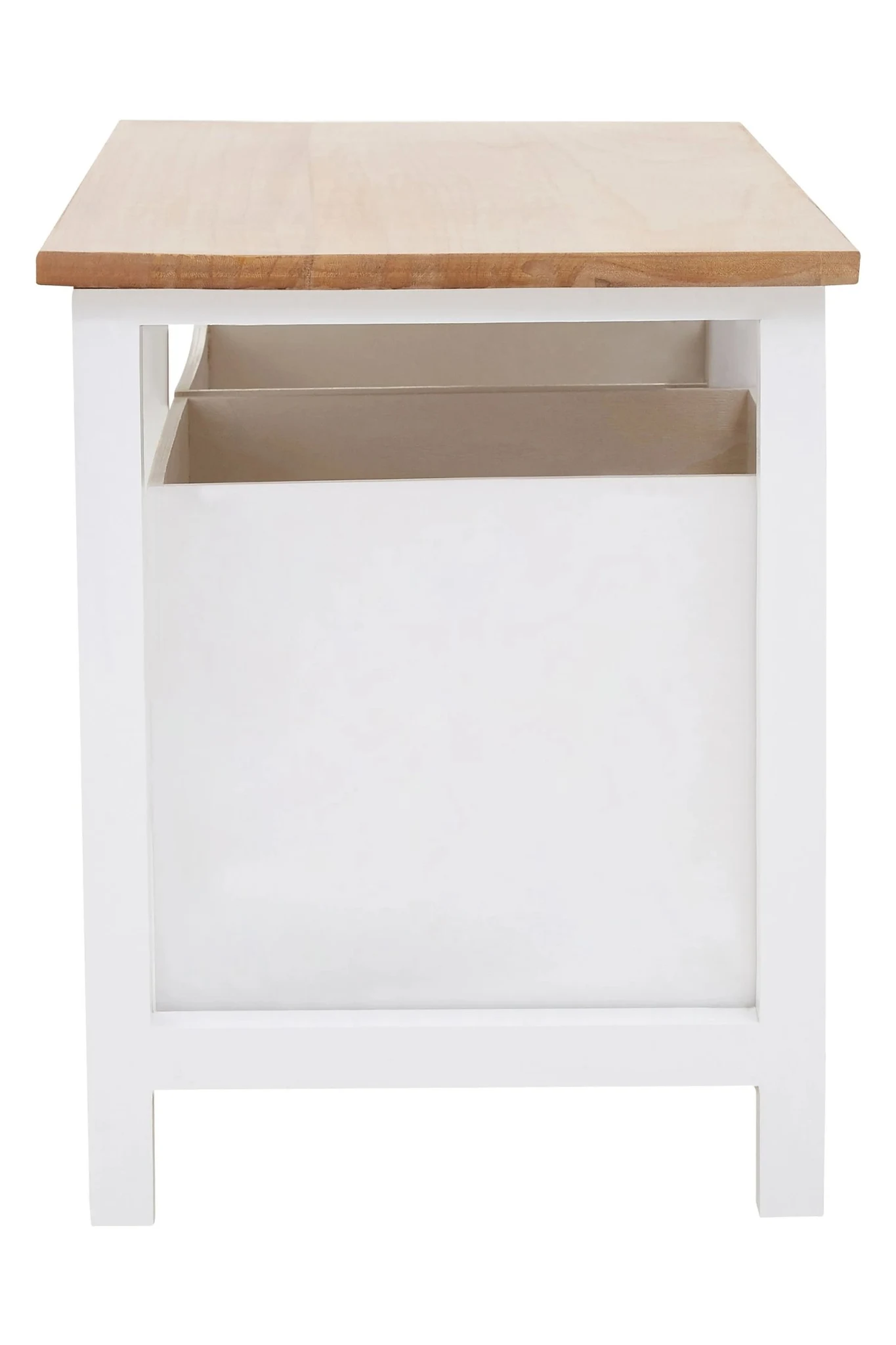 Newport White 2 Drawer Bench - Bookcases & shelving, photo 3 of 6