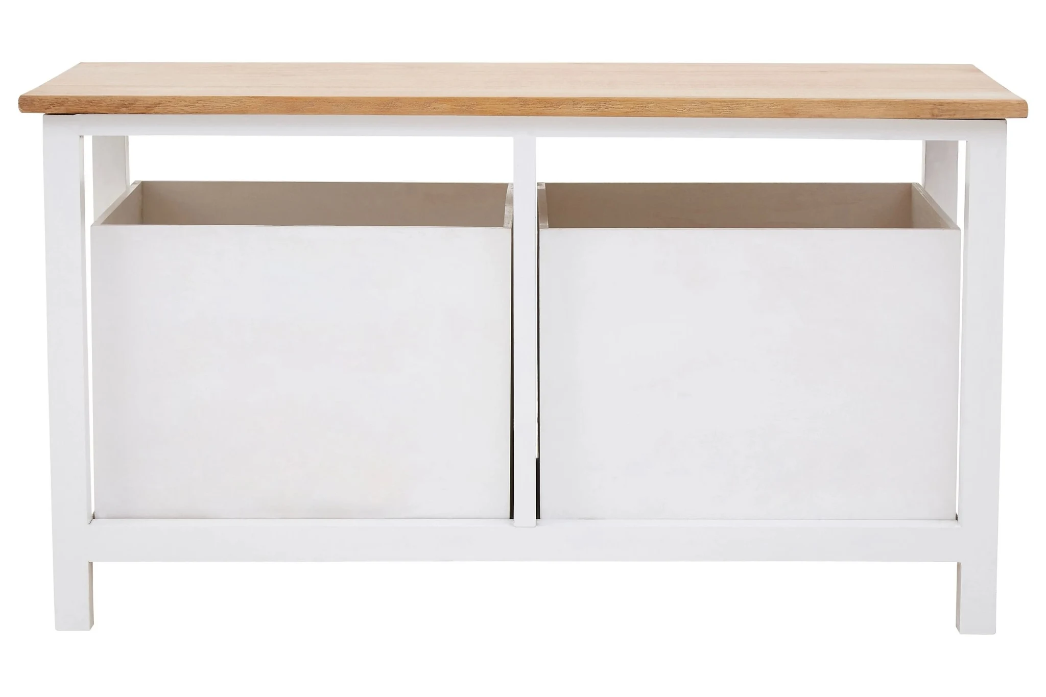 Newport White 2 Drawer Bench - Bookcases & shelving, photo 2 of 6
