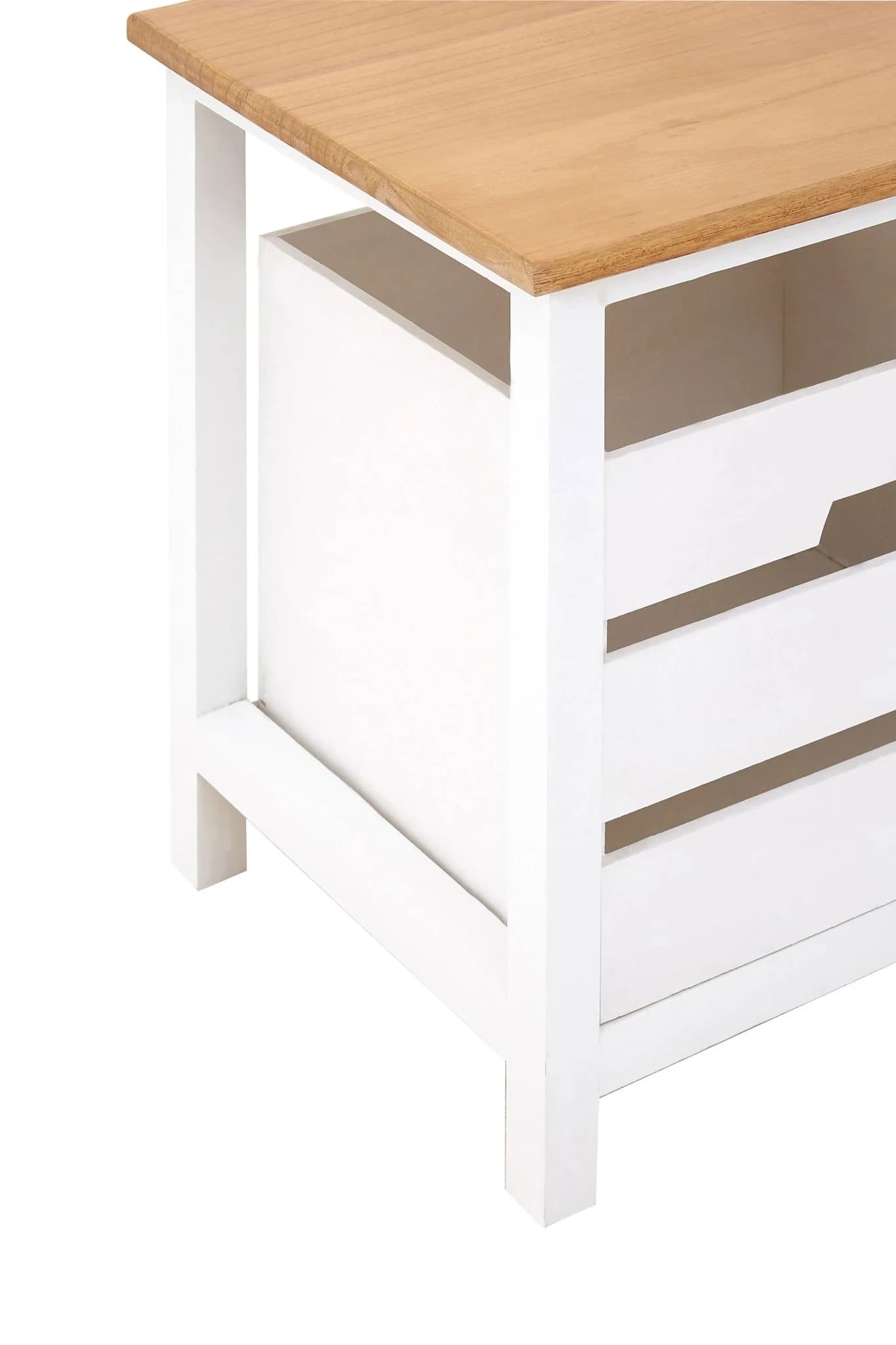Newport White 2 Drawer Bench - Bookcases & shelving, photo 6 of 6