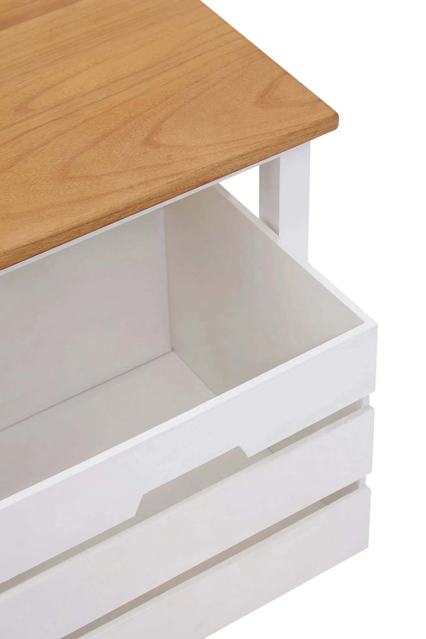 Newport White 2 Drawer Bench - Bookcases & shelving, photo 5 of 6