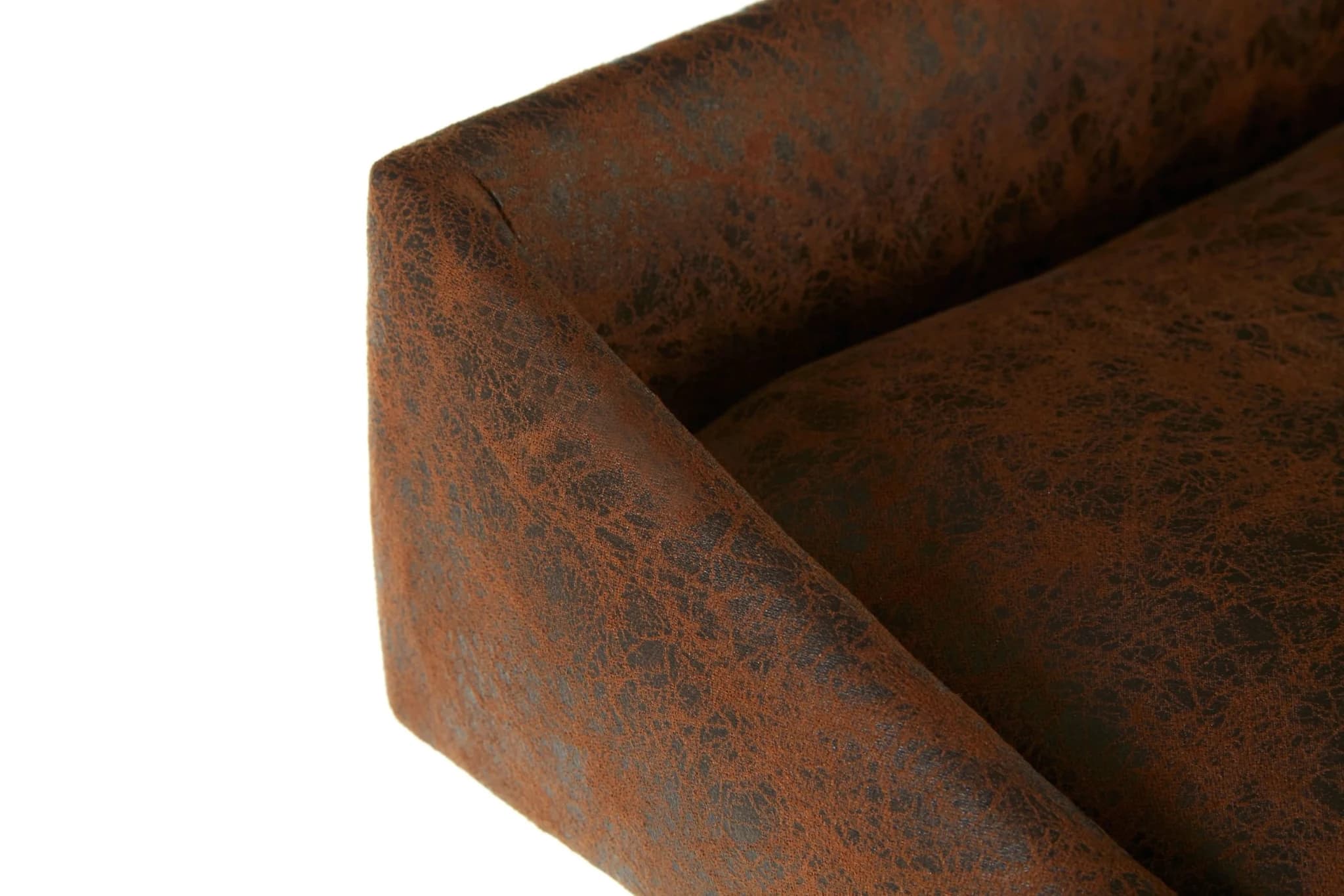 New Foundry Brown Leather Effect Bar Stool - Seating, photo 5 of 7