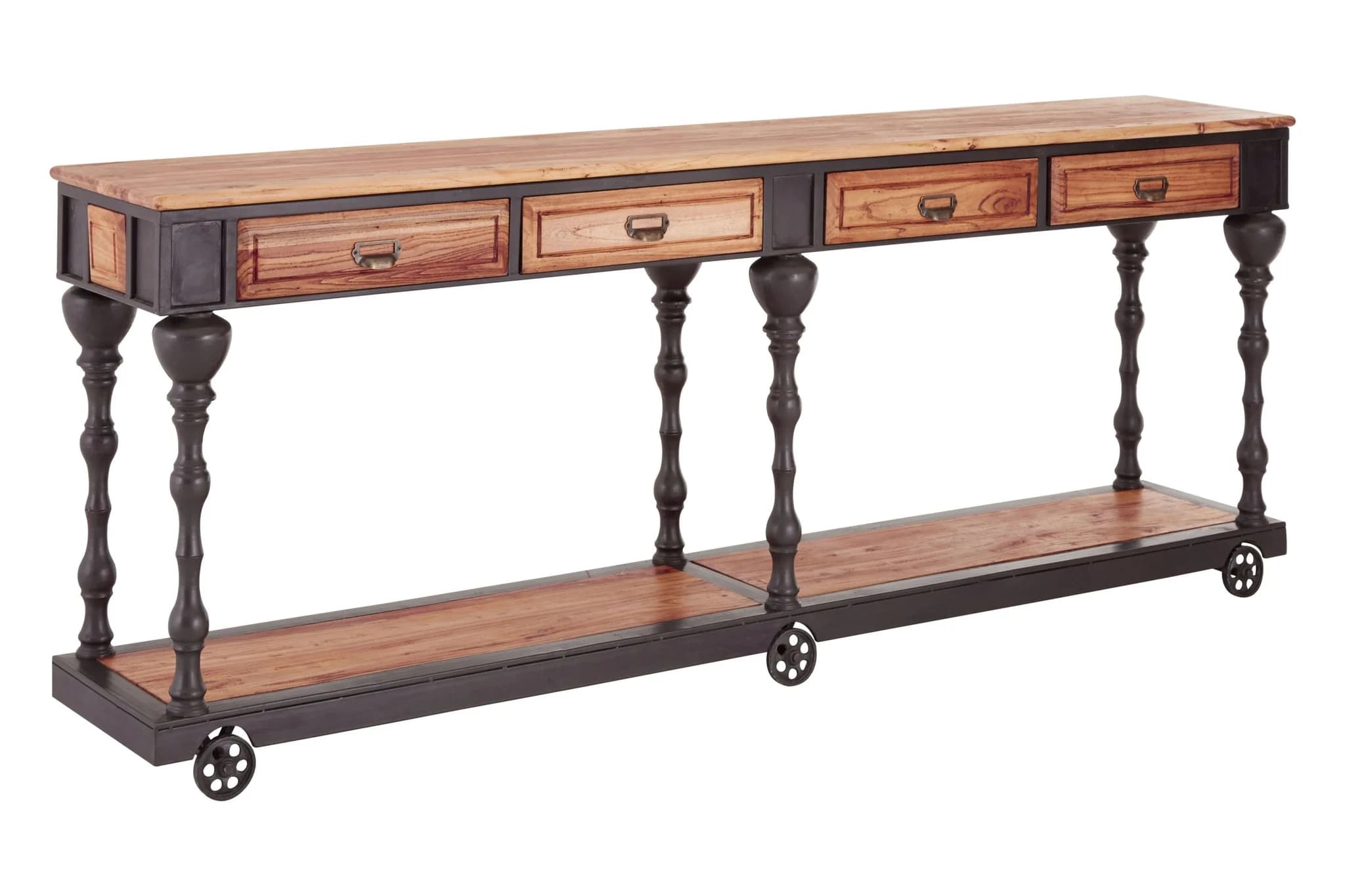 New Foundry 4 Drawers Console Table - Tables, photo 2 of 5