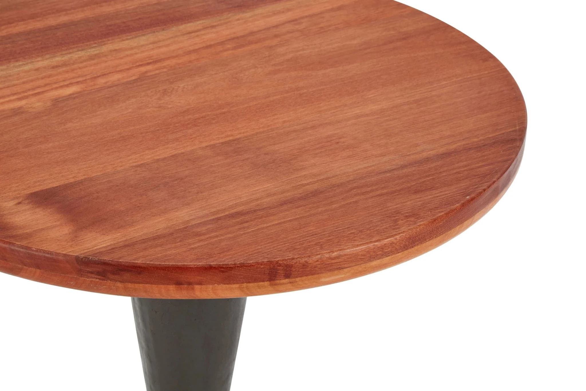 New Foundry Walnut Wood Round Side Table - Tables, photo 3 of 3