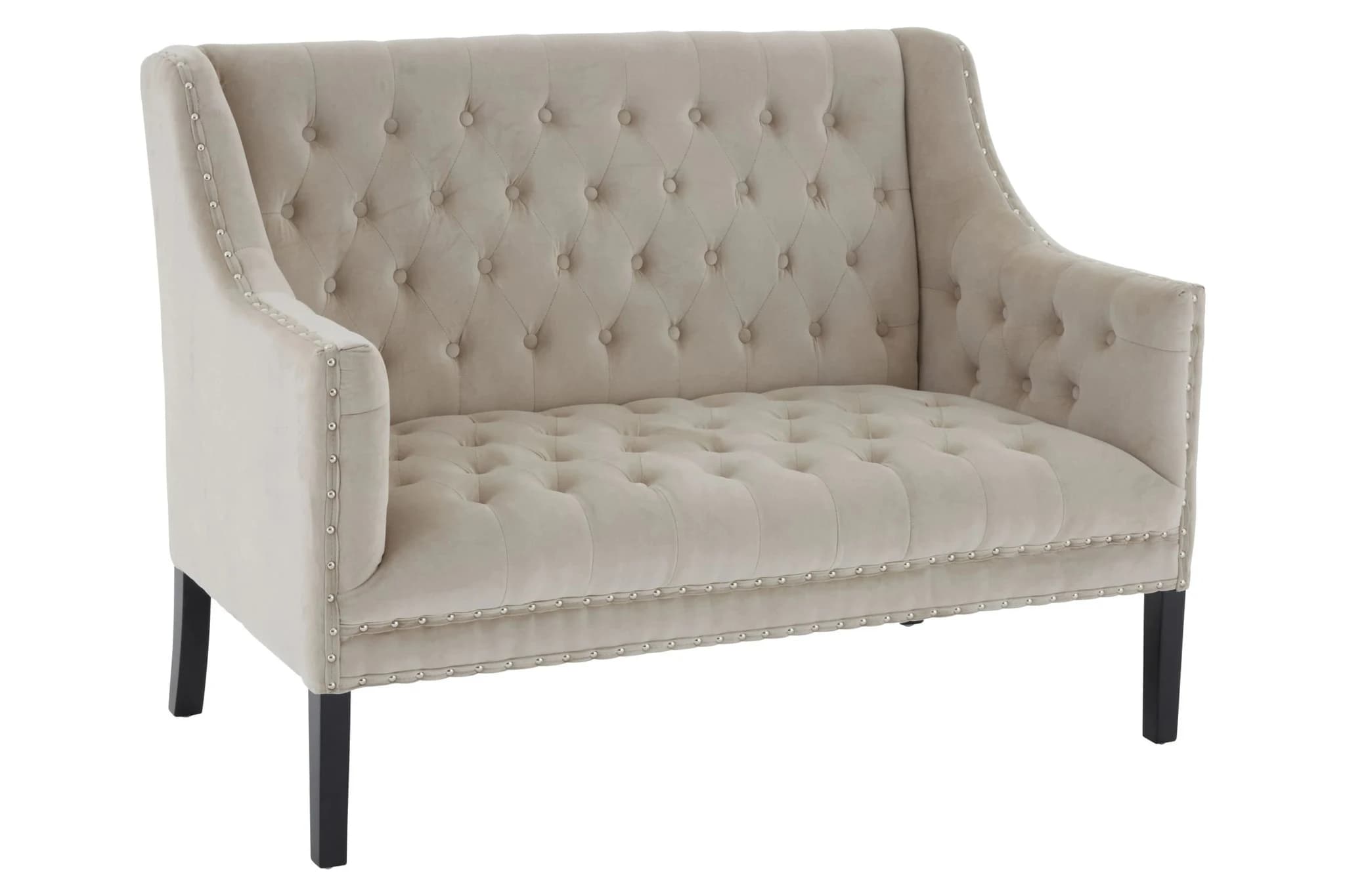 Regent Park Camel Velvet 2 Seat Sofa - Seating, photo 2 of 4