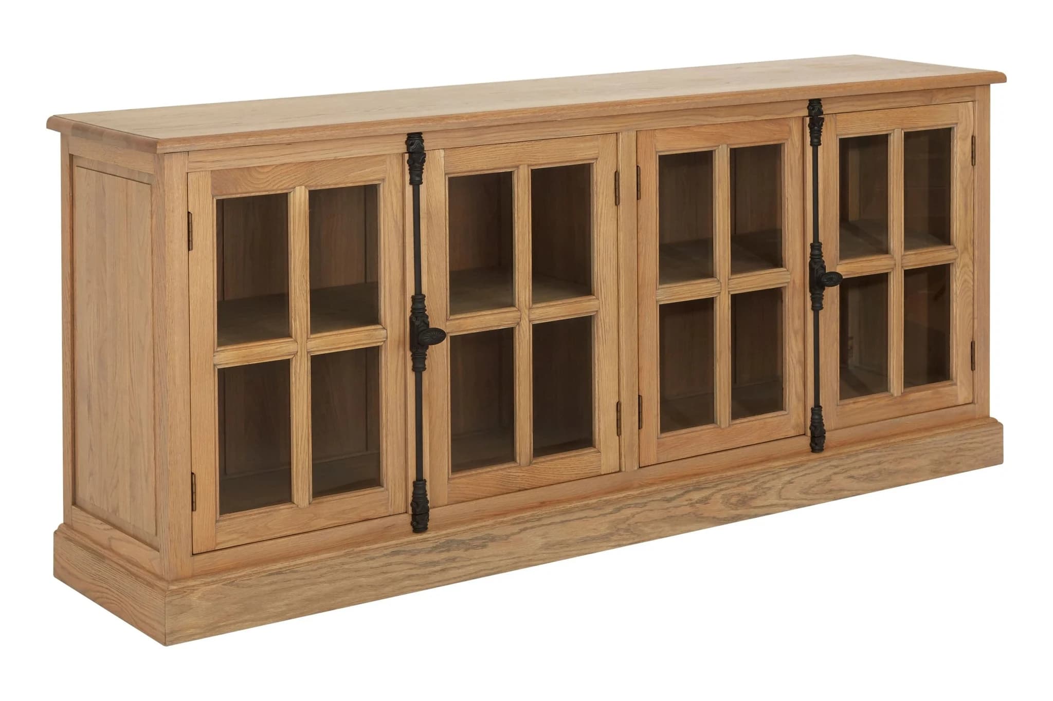 Lyon Oak Wood Sideboard with Washed Grey Finish - Bookcases & shelving, photo 2 of 5
