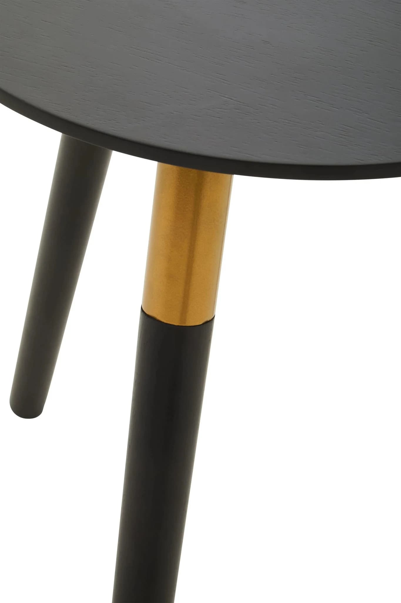 Nostra Black Finish Round Side Table - Tables, photo 6 of 6