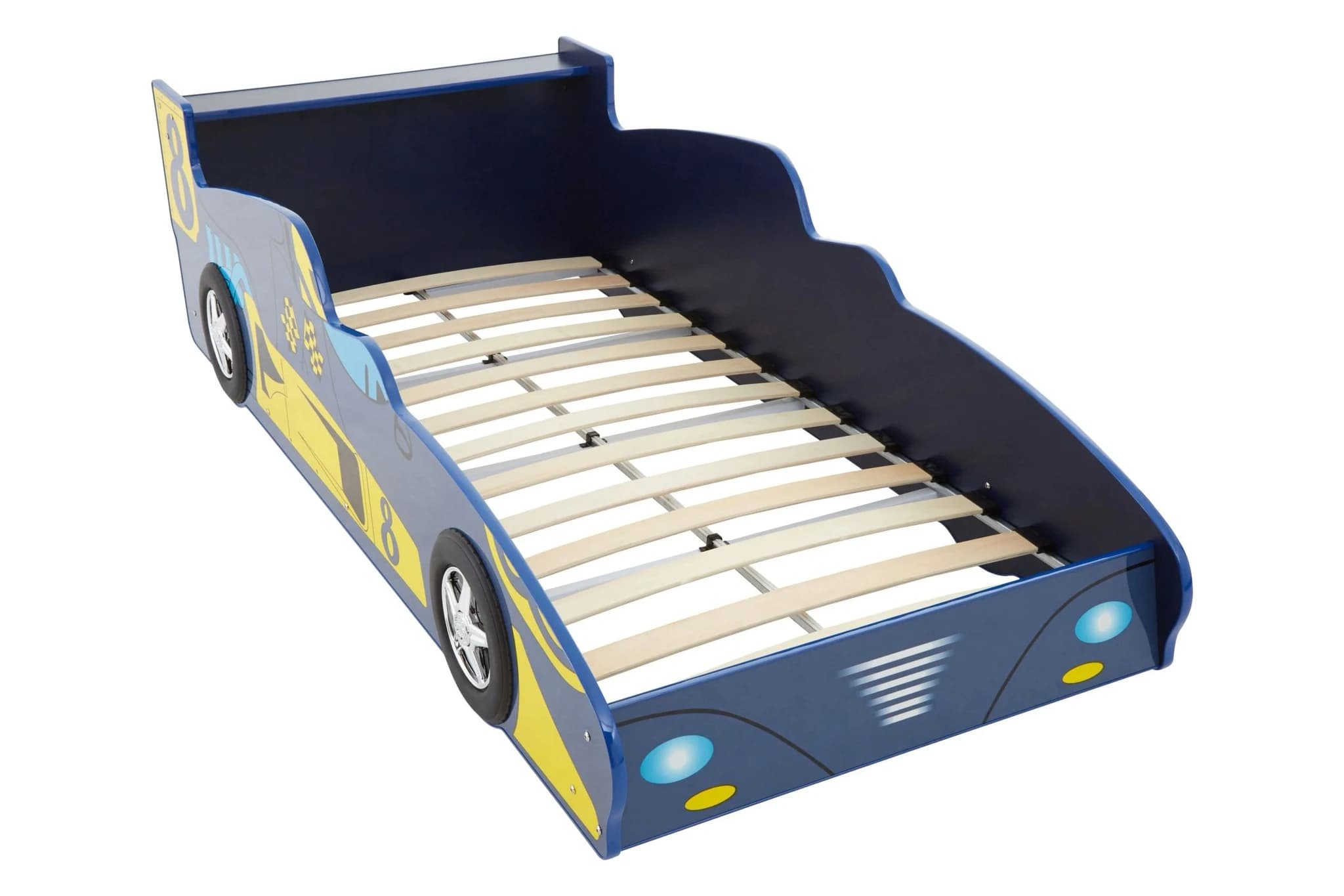 Nico Kids Blue Racing Car Bed - Decorative, photo 4 of 8
