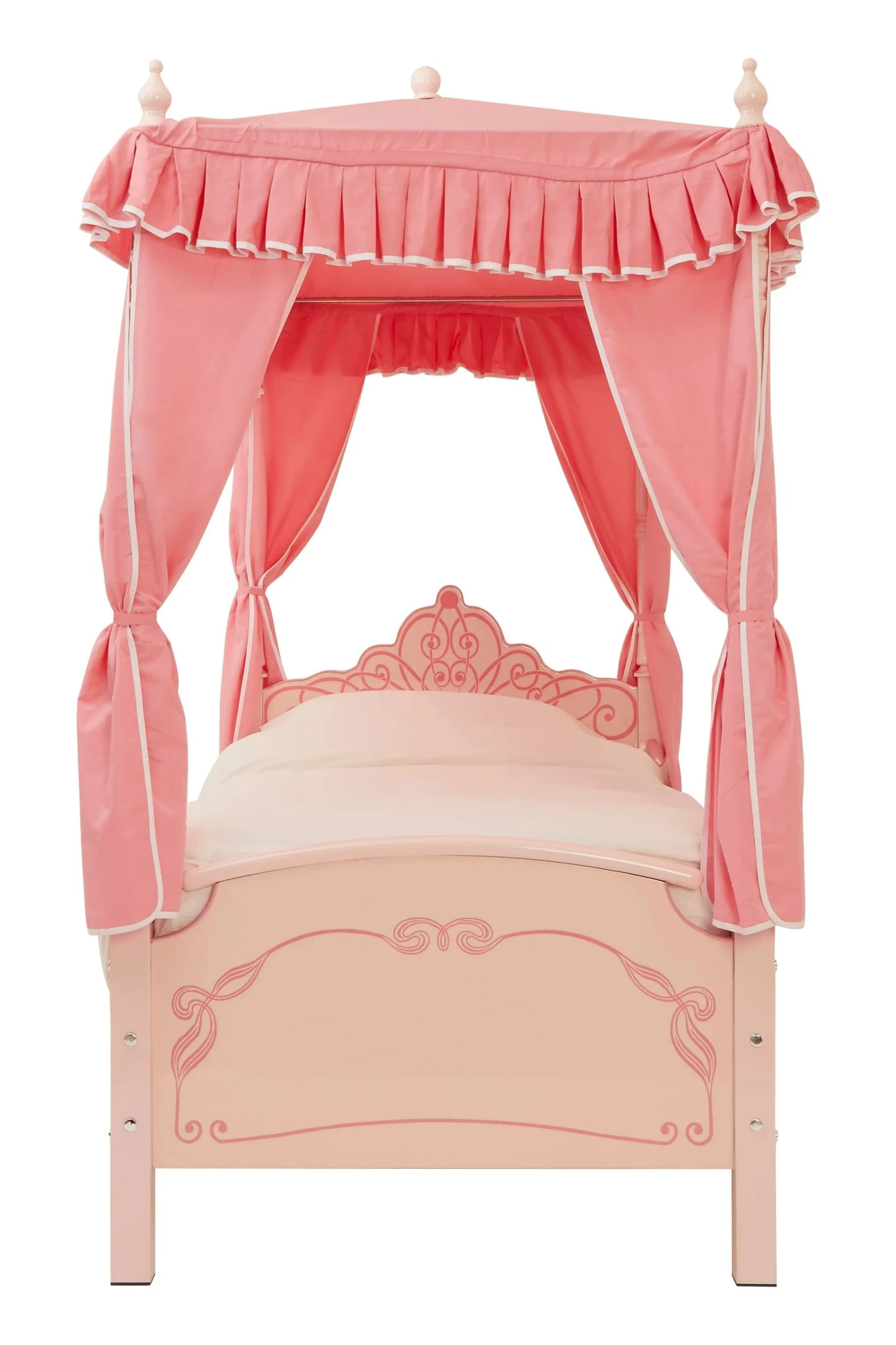 Nico Kids Pink Princess Palace Canopy Bed - Decorative, photo 3 of 7