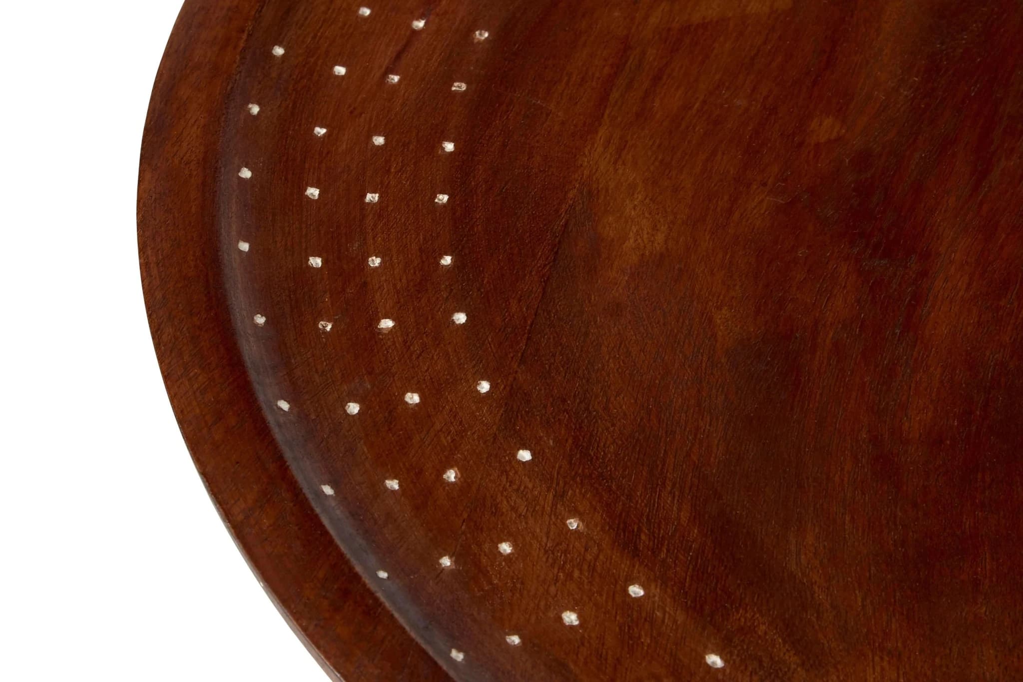 Templar Mango Wood Round Side Table with Black Base - Tables, photo 4 of 4