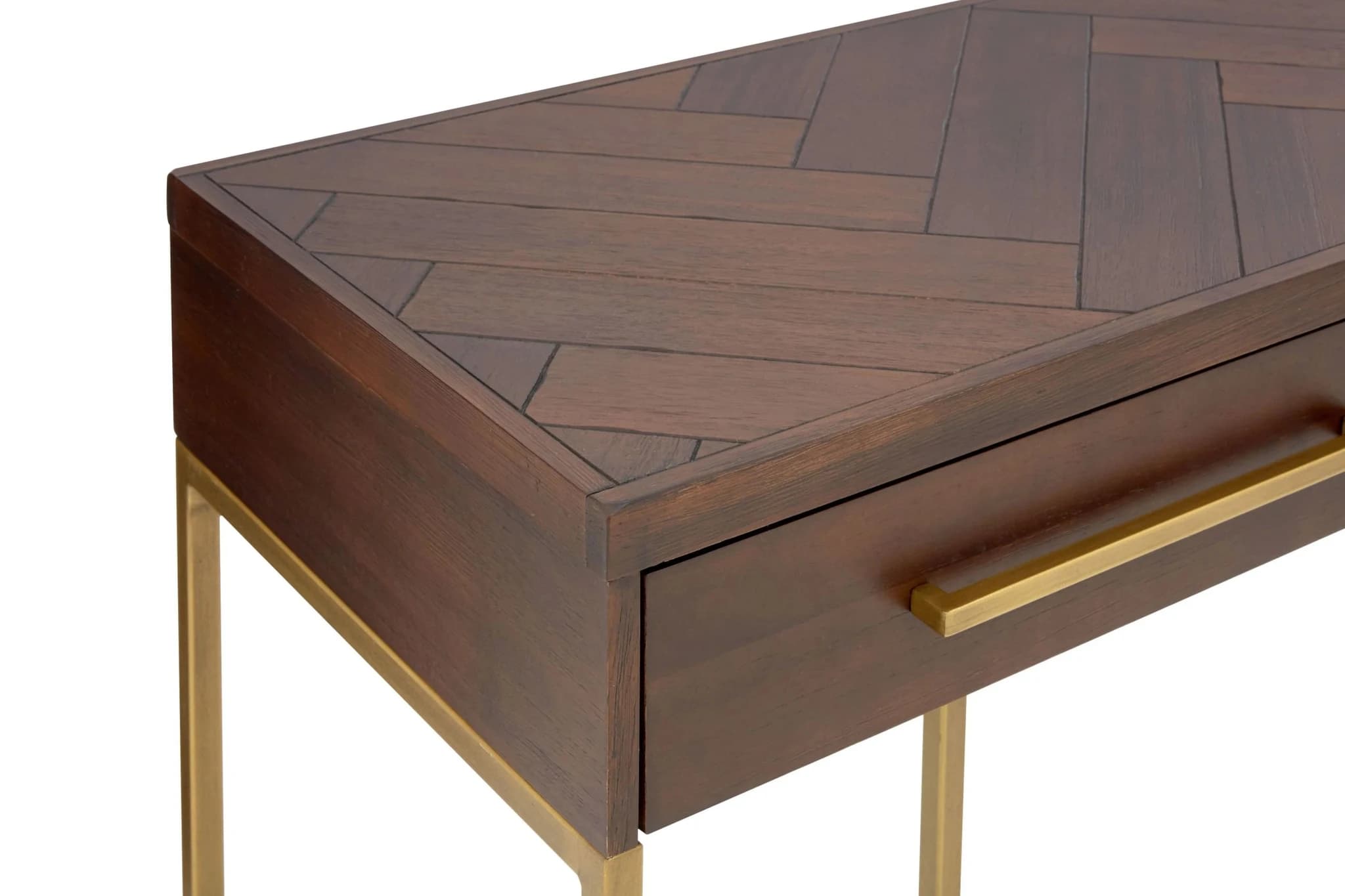 Brando Acacia Wood Effect Console Table with Drawers - Tables, photo 4 of 5