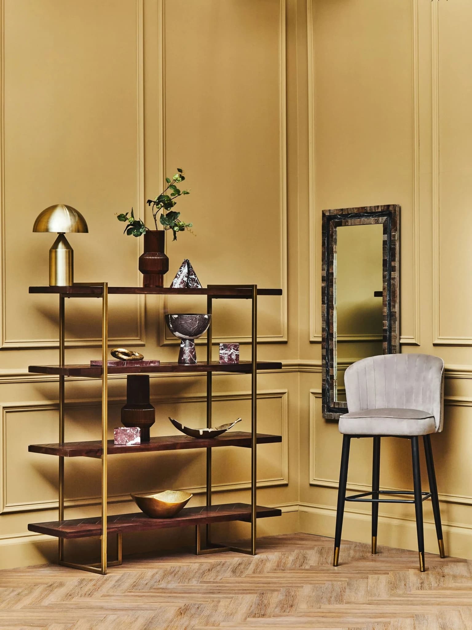 Brando Acacia Wood Effect Four Tier Shelving Unit - Bookcases & shelving, photo 5 of 8