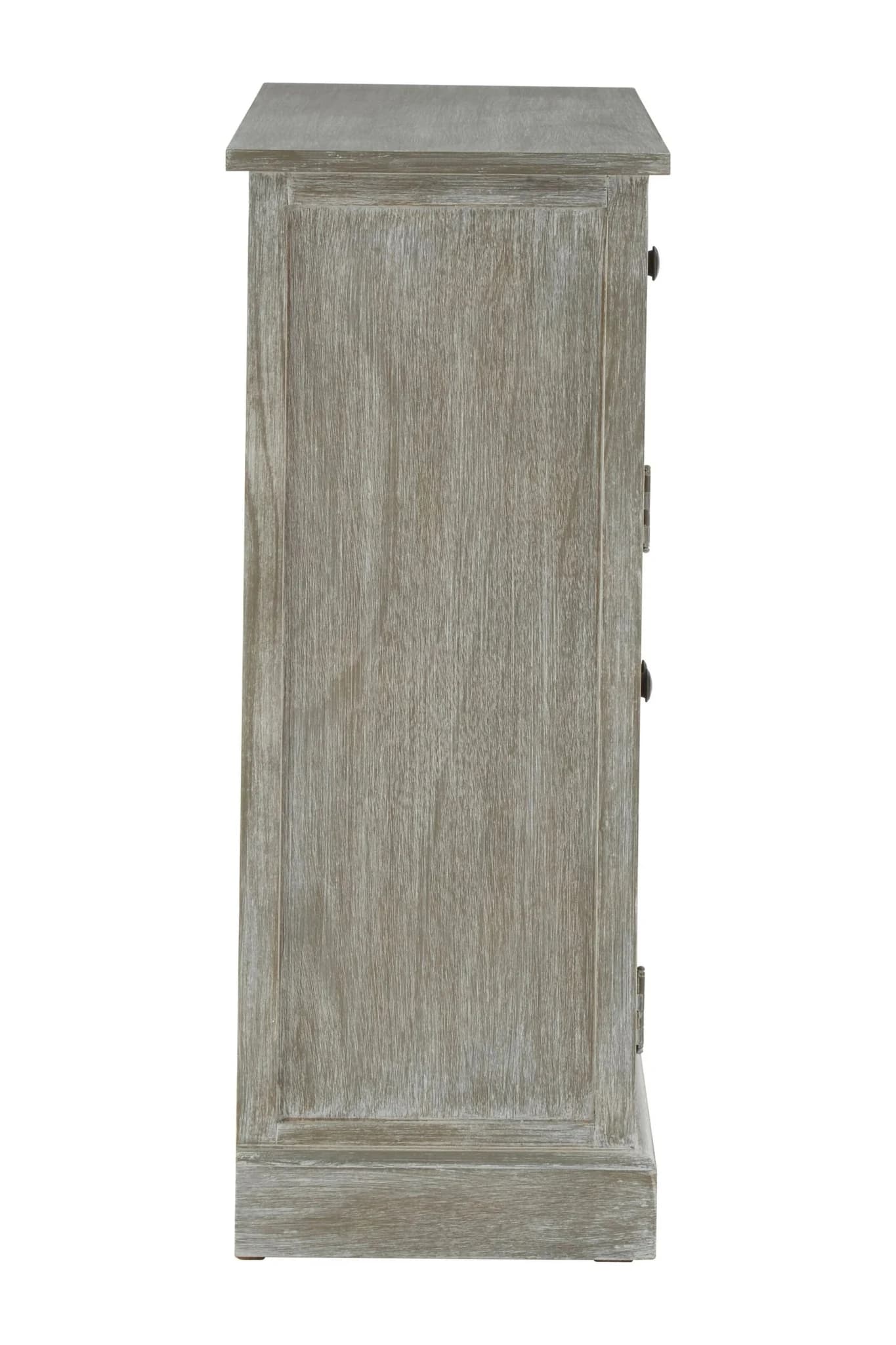 Heritage Grey Wash Rattan and Wooden Two Door Sideboard - Bookcases & shelving, photo 3 of 7
