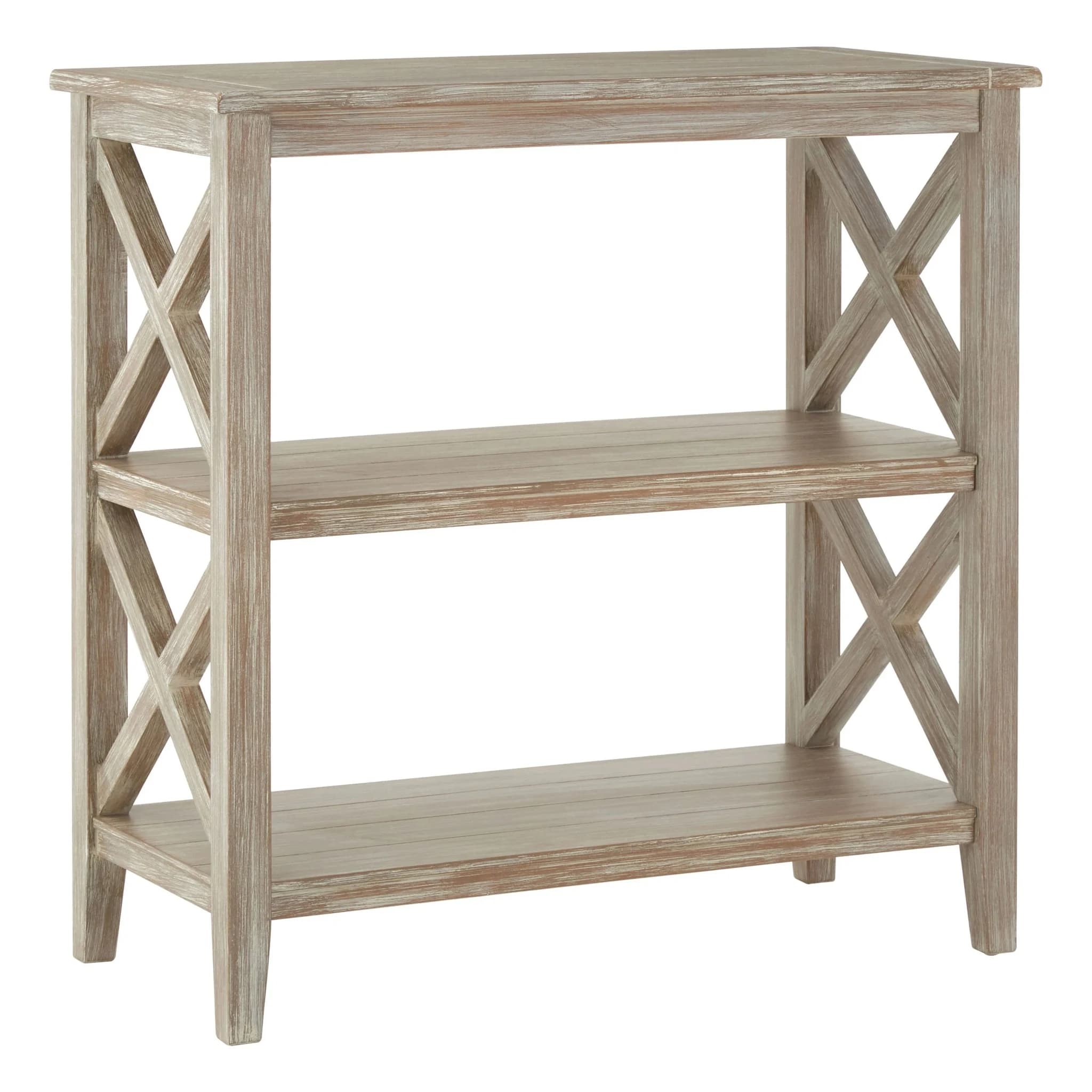 Heritage Two Tier Natural Wash Wooden Bookshelf - Bookcases & shelving, photo 3 of 5