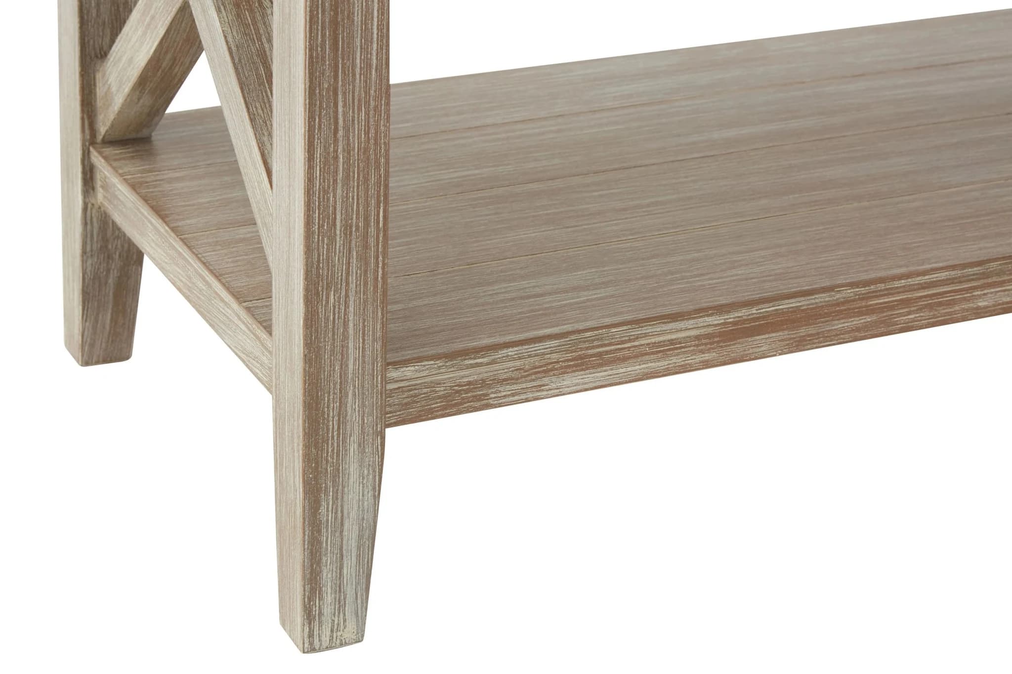 Heritage Two Tier Natural Wash Wooden Bookshelf - Bookcases & shelving, photo 4 of 5