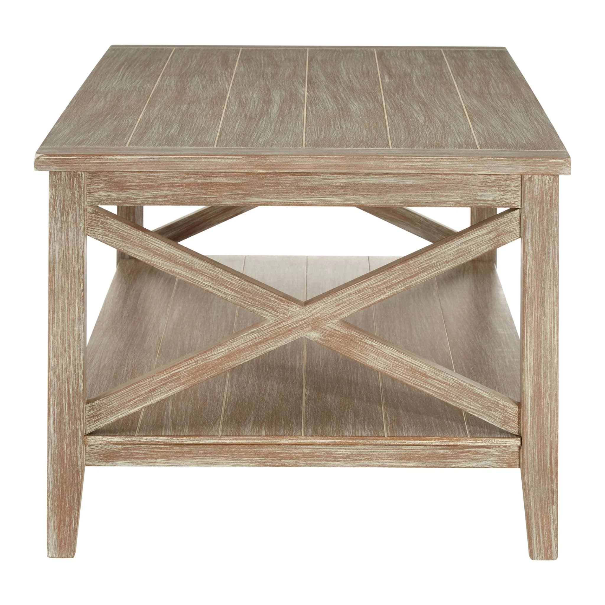 Heritage Natural Wash Rectangular Wooden Coffee Table - Tables, photo 2 of 6