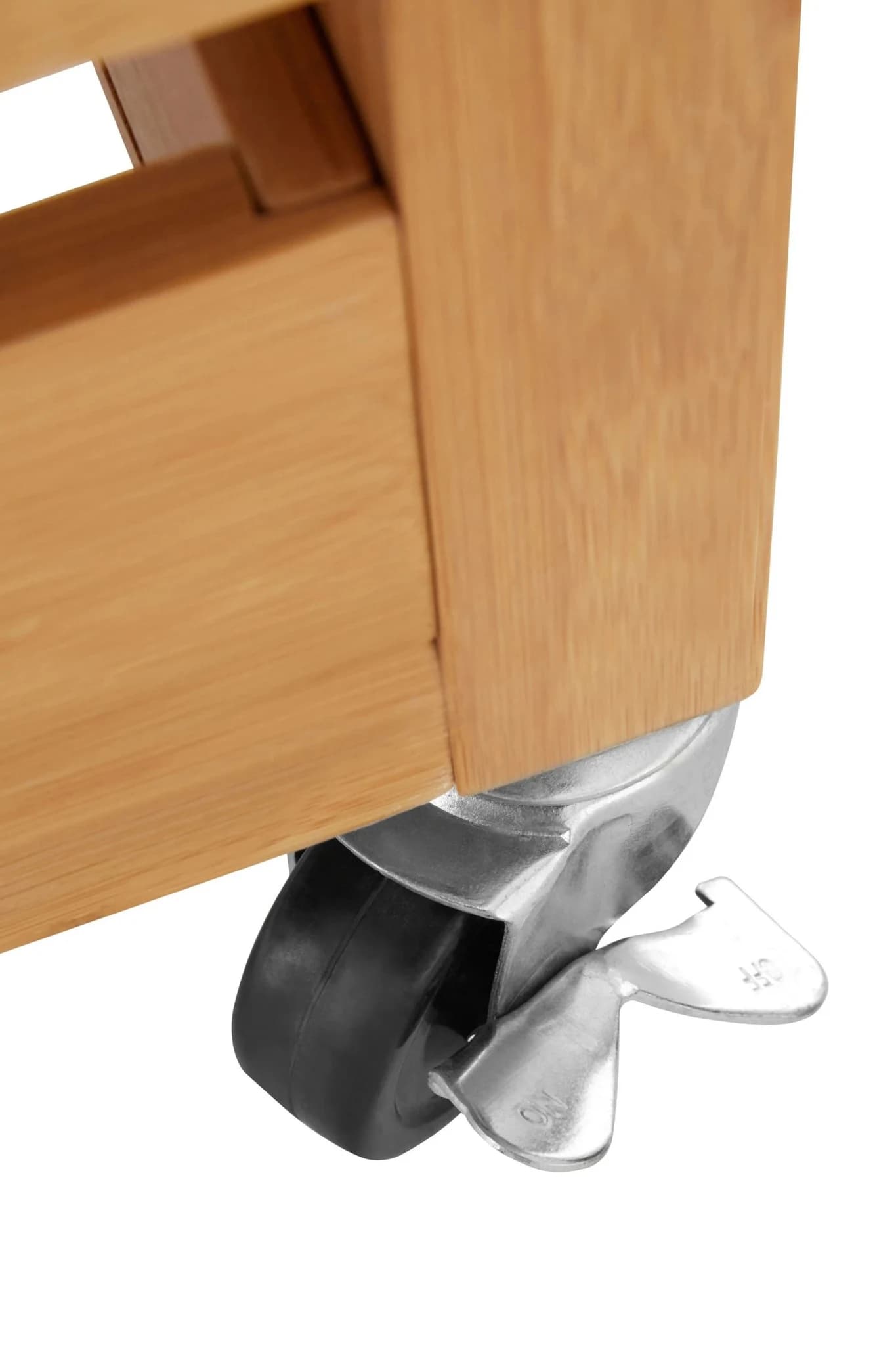 Harlow Bamboo Four Drawer Kitchen Trolley - Furniture, photo 7 of 8