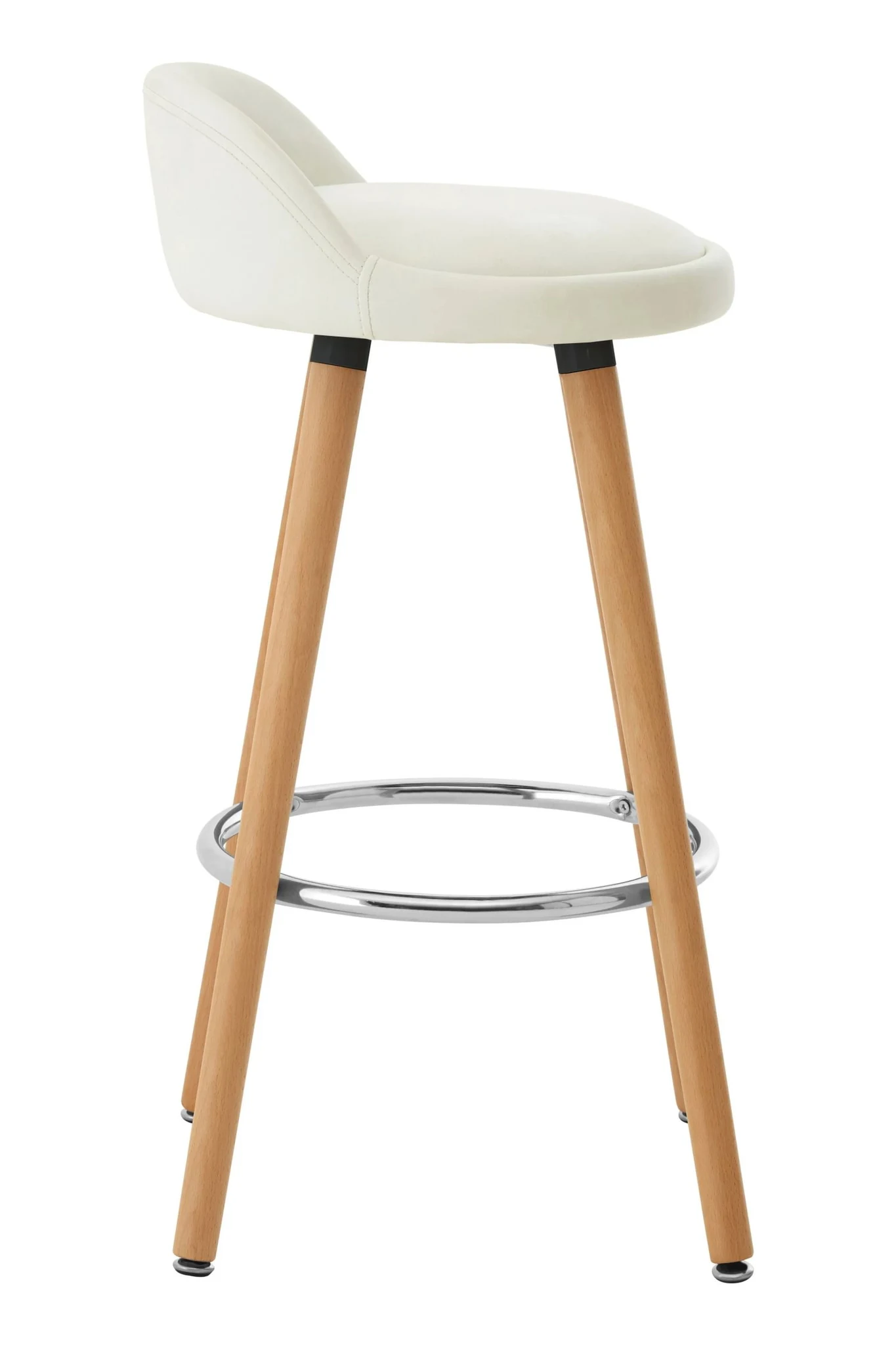 Normann White Bar Stool - Seating, photo 3 of 8
