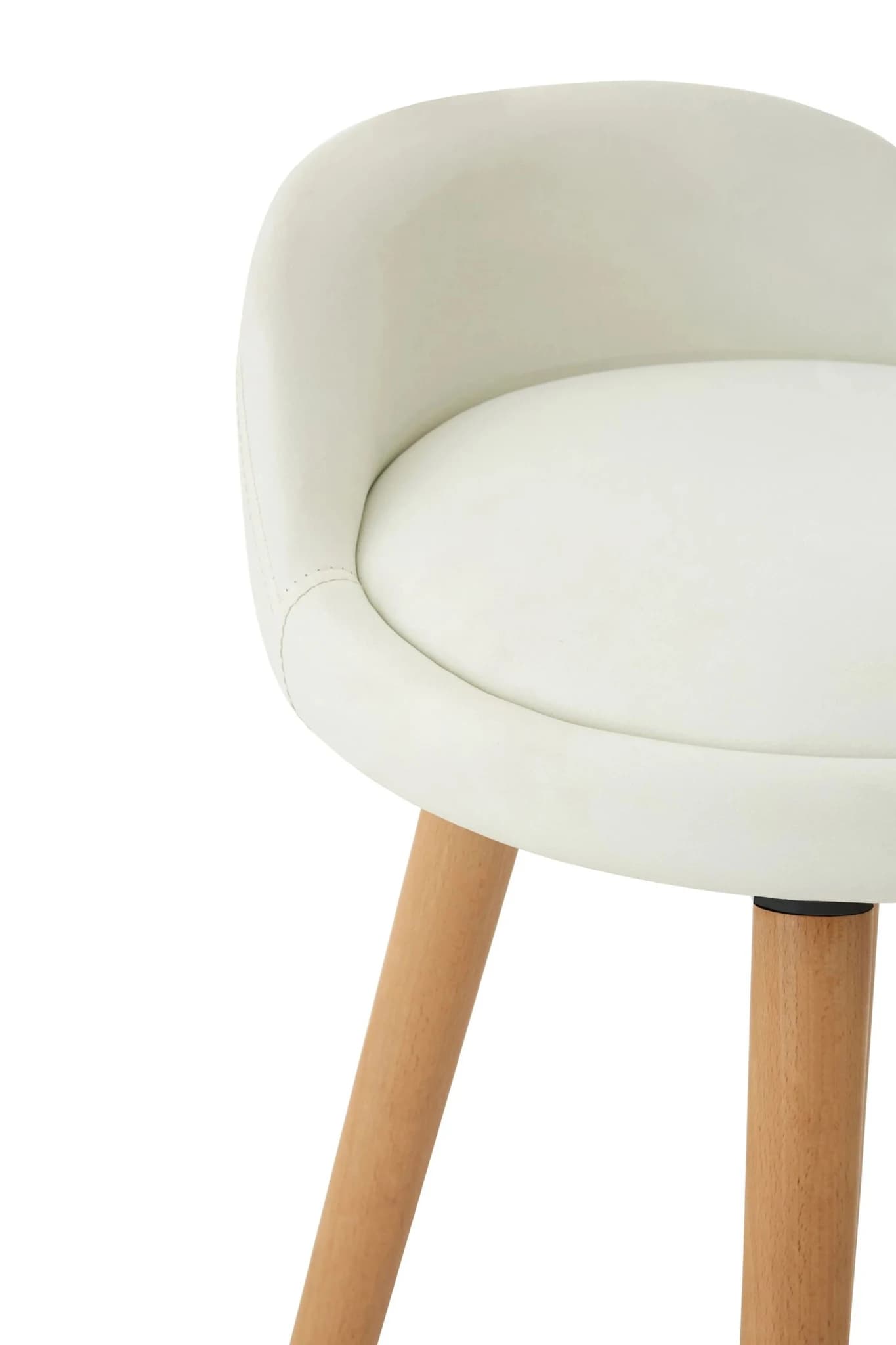 Normann White Bar Stool - Seating, photo 7 of 8