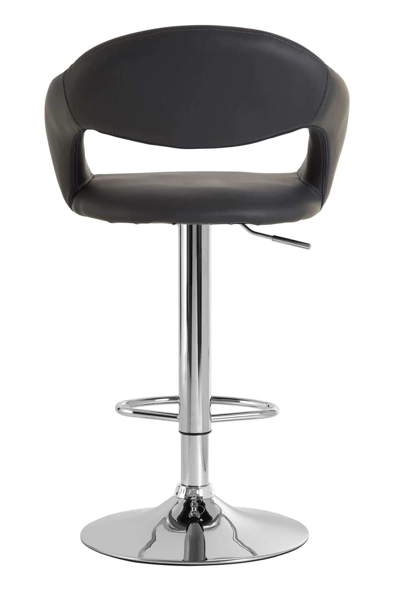 Taylor Grey Faux Leather Bar Chair - Seating, photo 2 of 6
