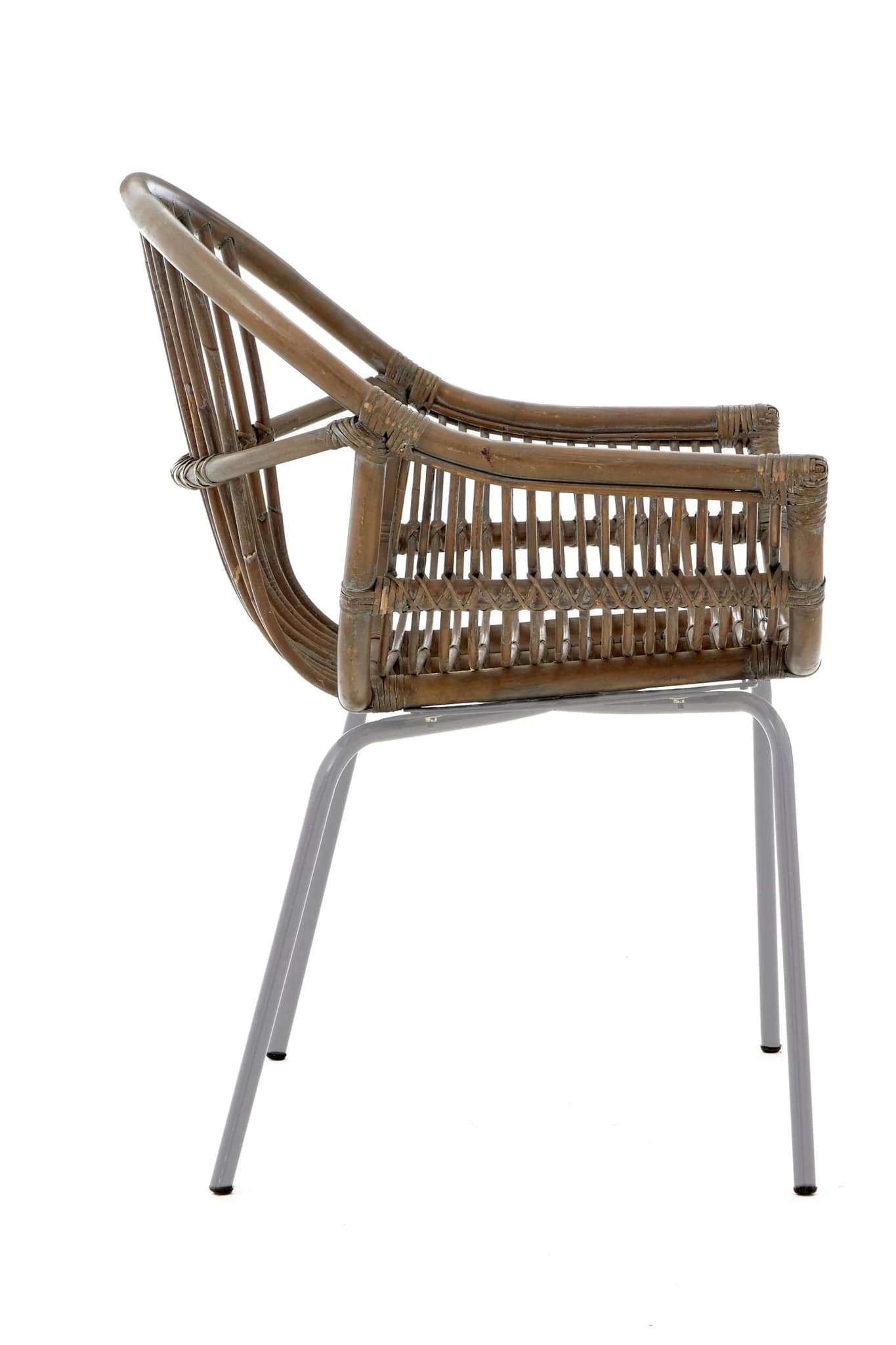 Lagom Grey Wash Natural Rattan Chair - Seating, photo 6 of 8