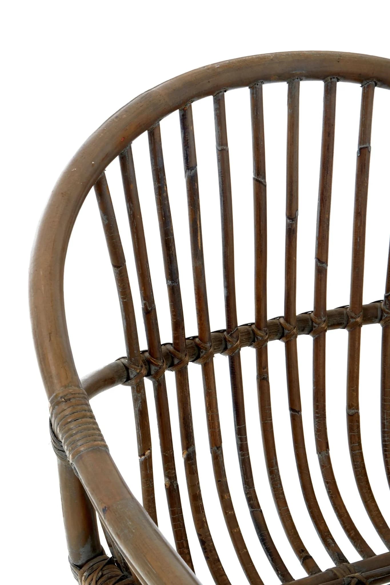 Lagom Grey Wash Natural Rattan Chair - Seating, photo 8 of 8