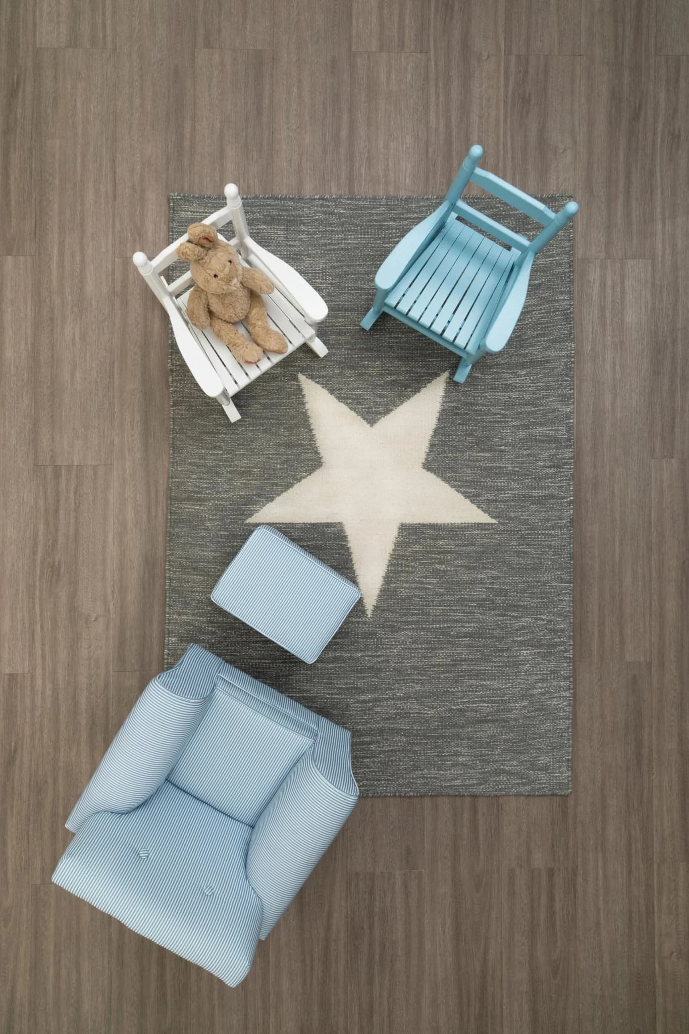 Kids Blue Rocking Chair - Seating, photo 2 of 4
