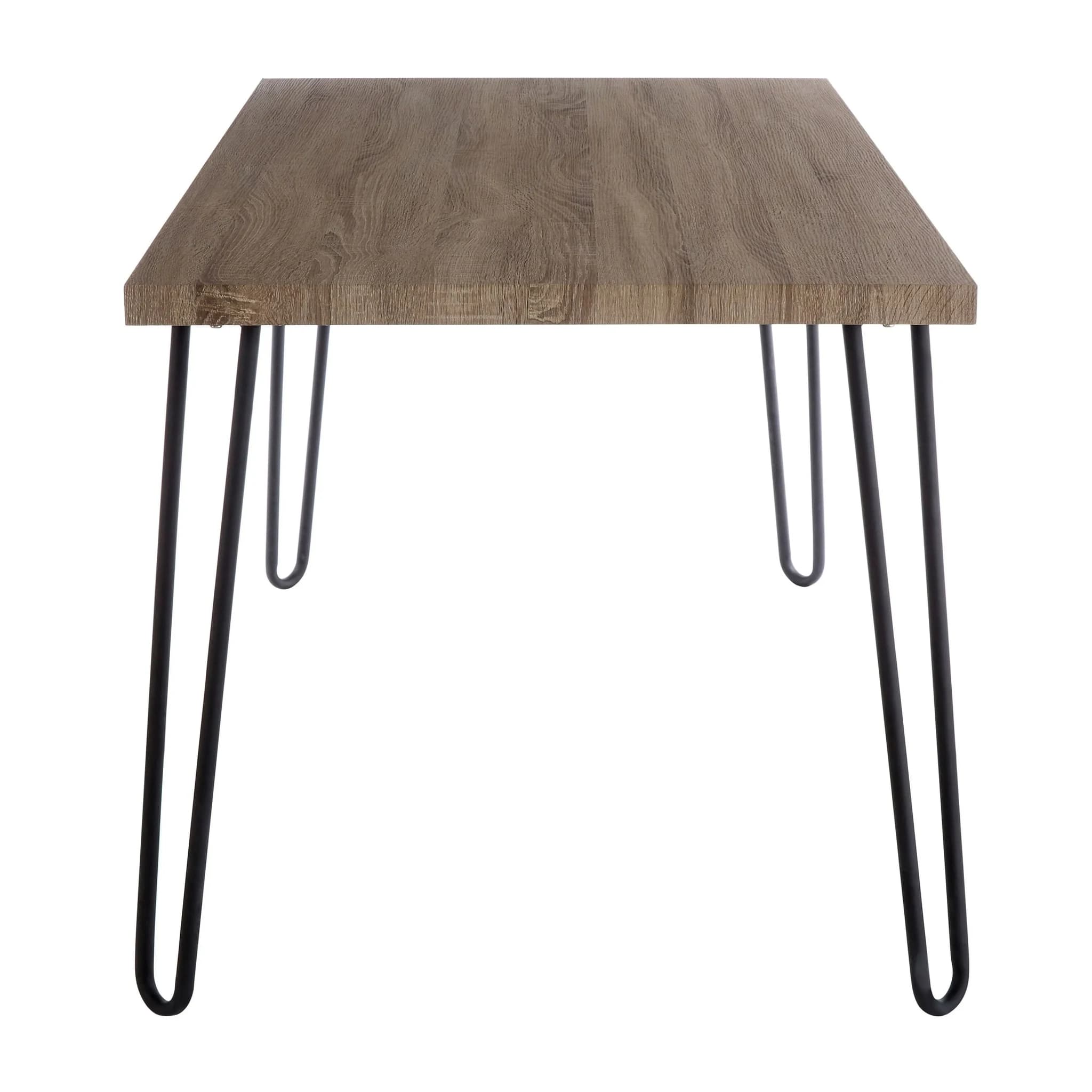 Borough Veneer Top And Metal Legs Dining Table - Tables, photo 3 of 6
